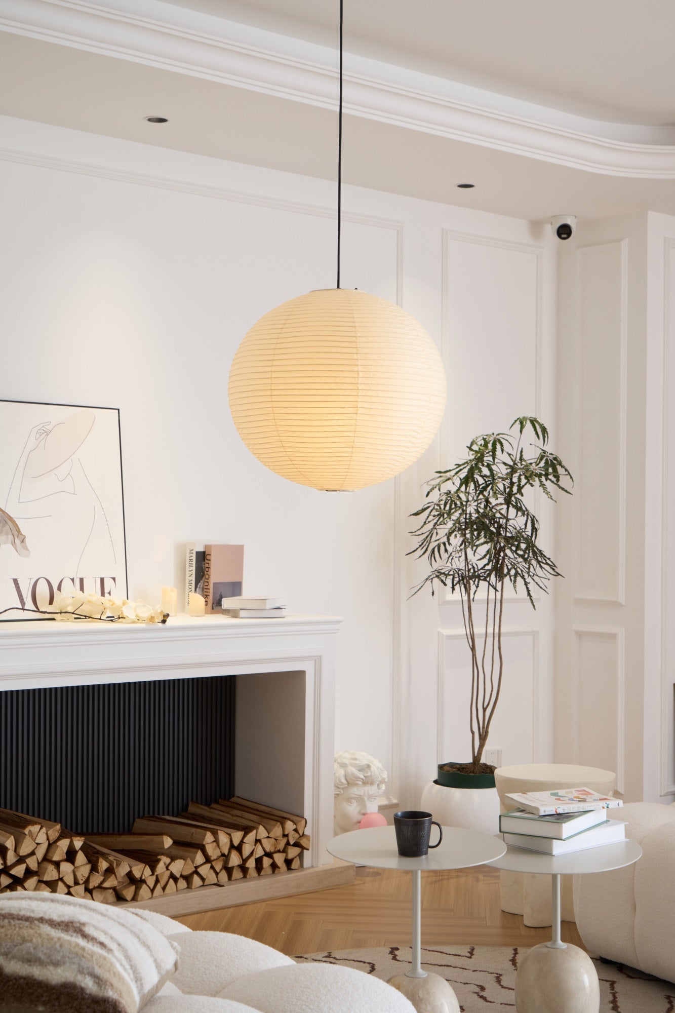 Lunerelle Pendant Lamp Paper for Living Room