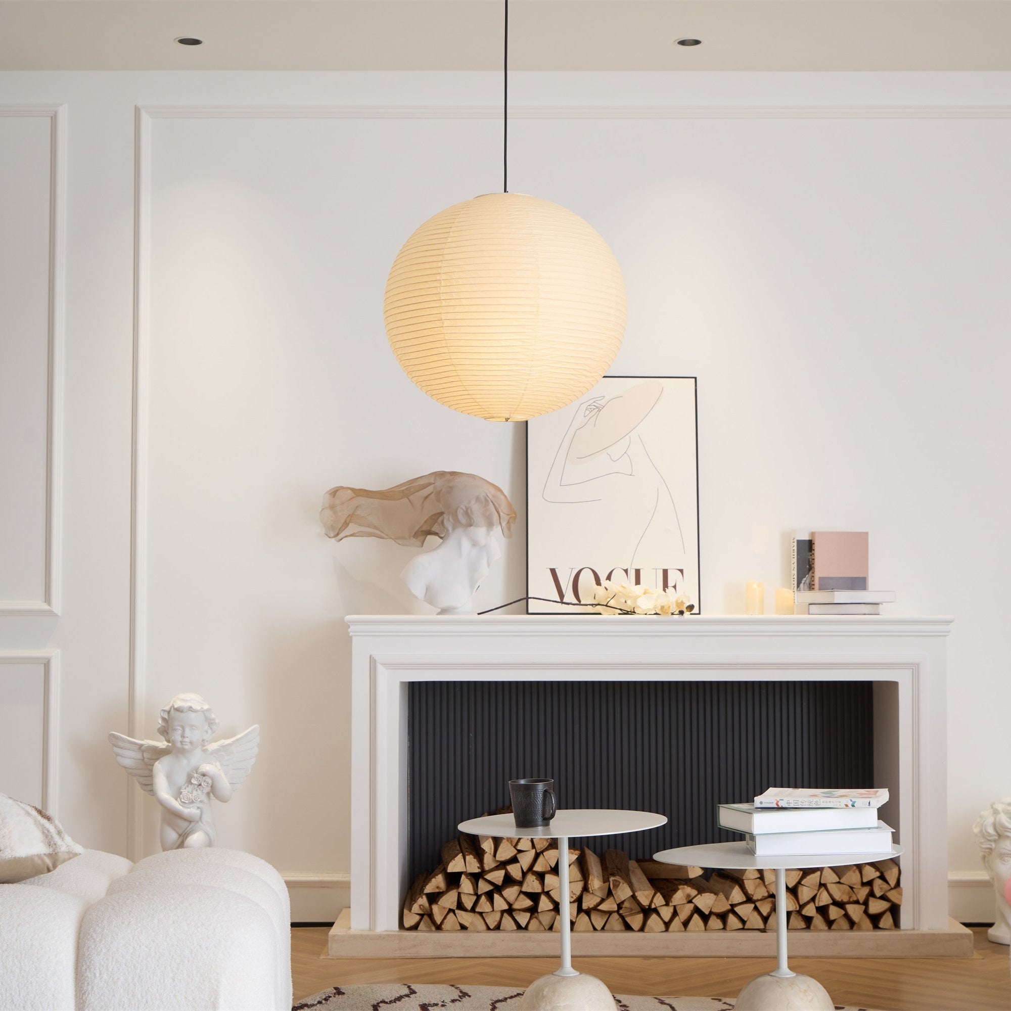 Lunerelle Pendant Lamp Paper for Living Room