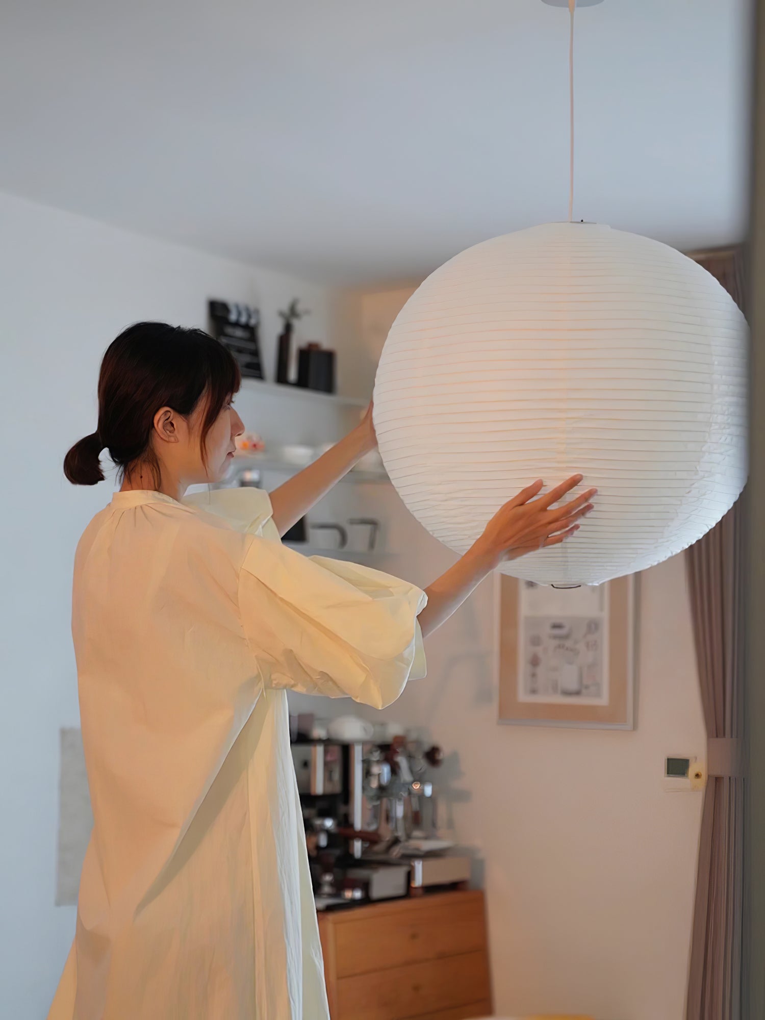 Lunerelle Pendant Lamp Paper for Living Room