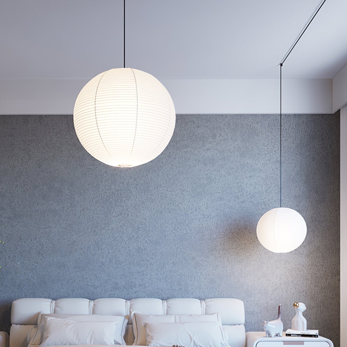 Niveriella Pendant Lamp Paper Lantern for Living Room