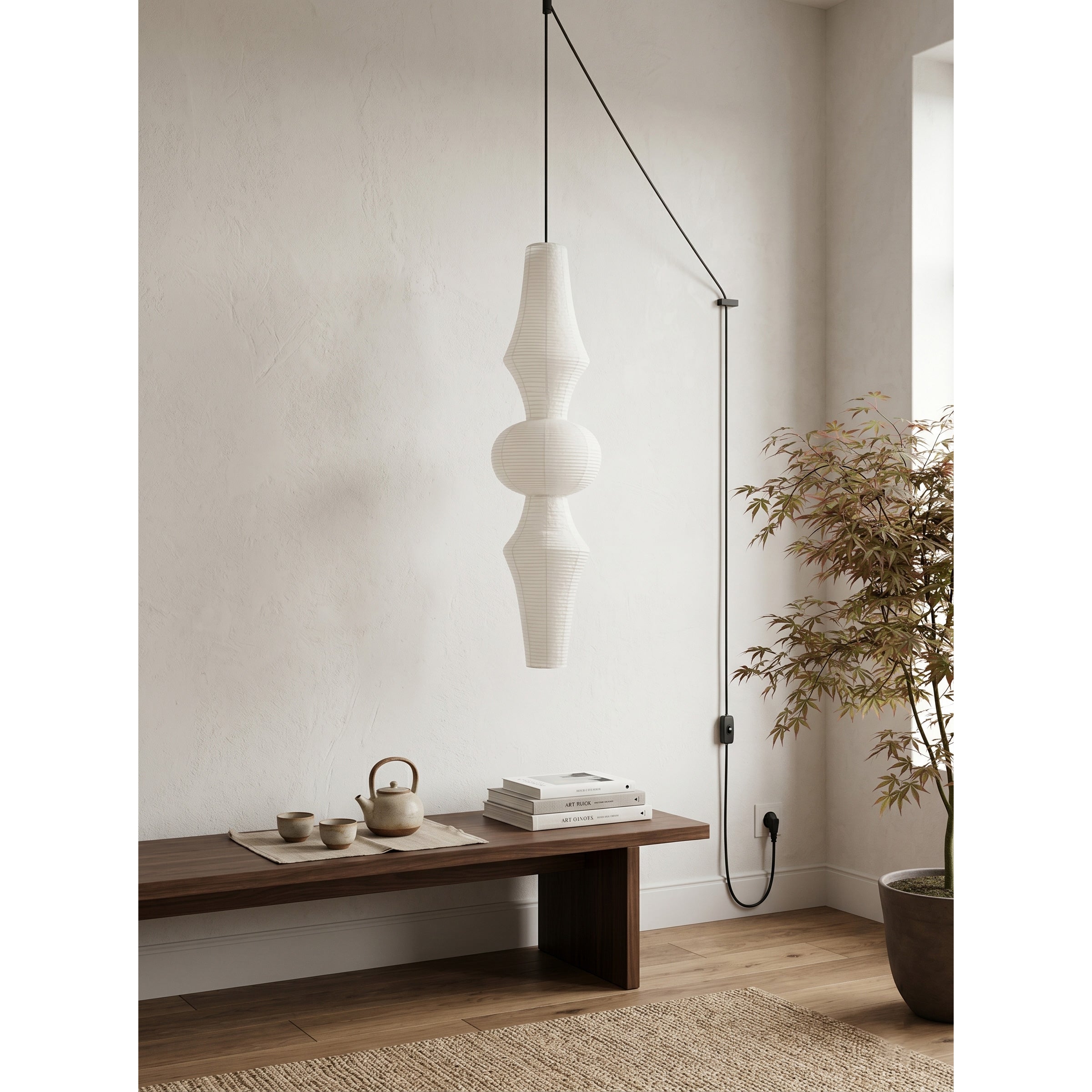 Soreneria Paper E Pendant Swag Lights