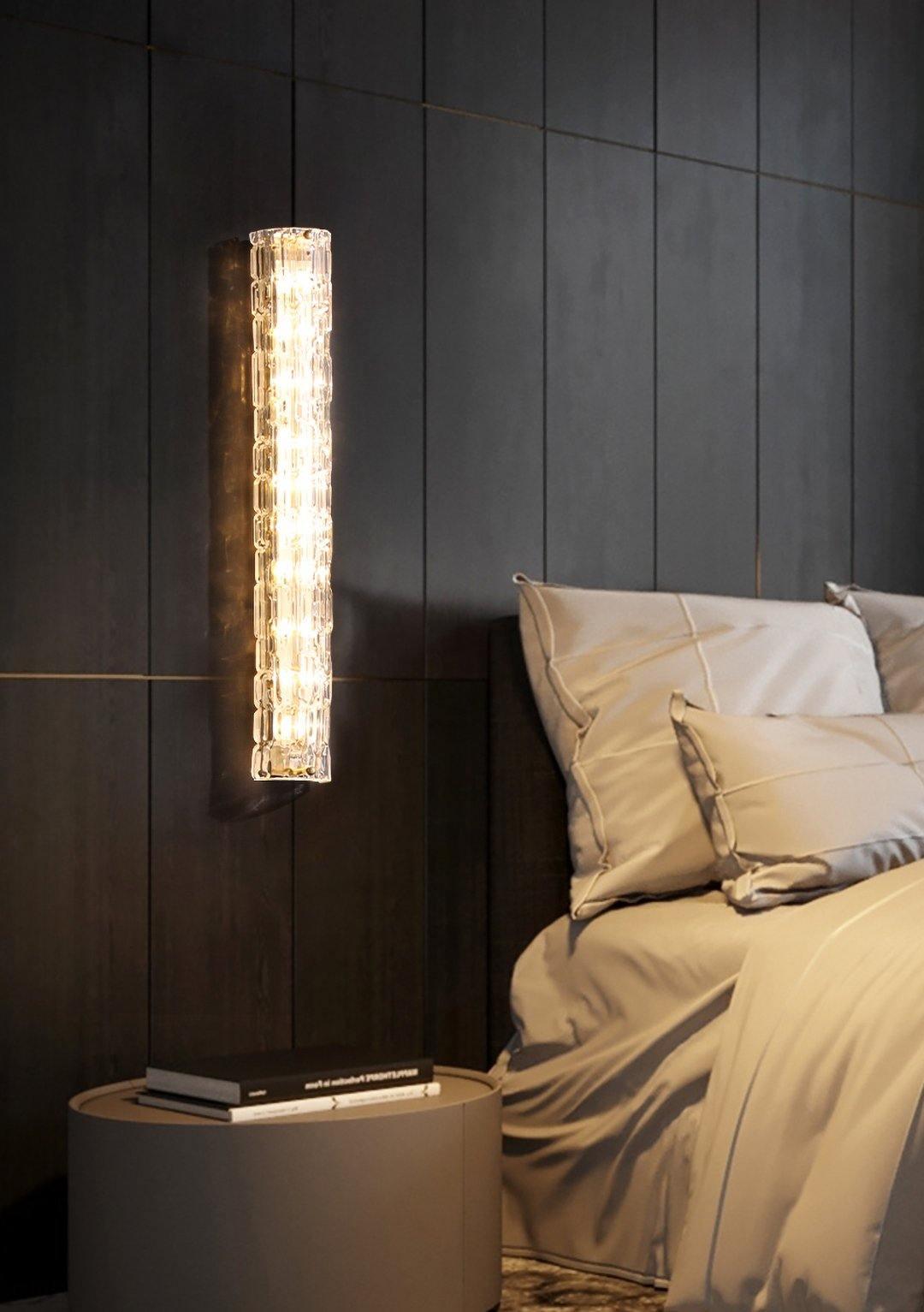 Bexley Brass Glass Glam Wall Lamp