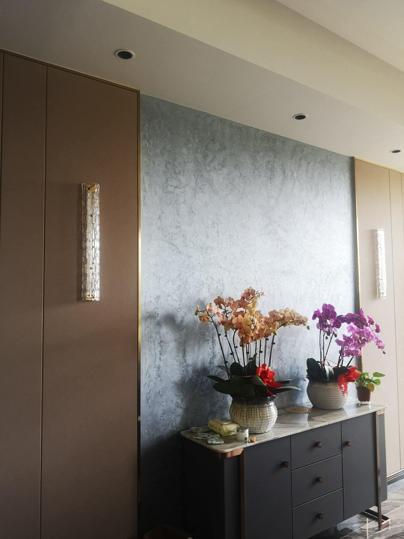 Bexley Brass Glass Glam Wall Lamp
