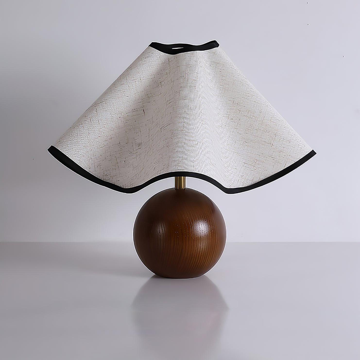 Kalion Wood Fabric Table Lamp