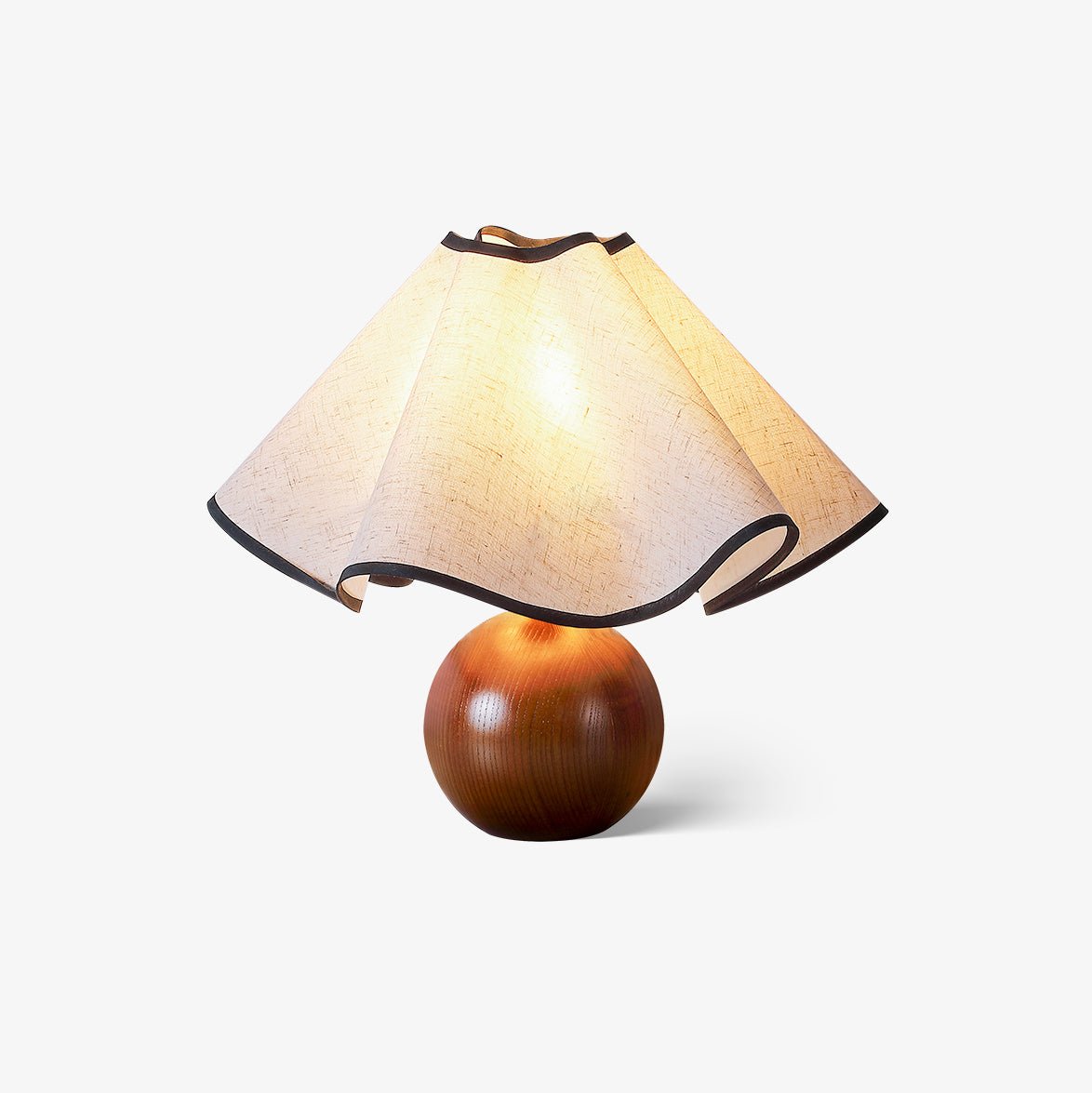 Kalion Wood Fabric Table Lamp