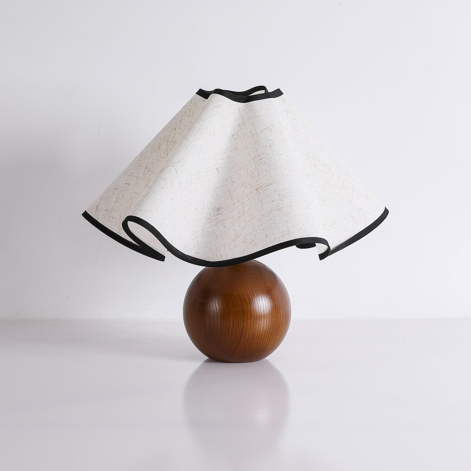 Kalion Wood Fabric Table Lamp