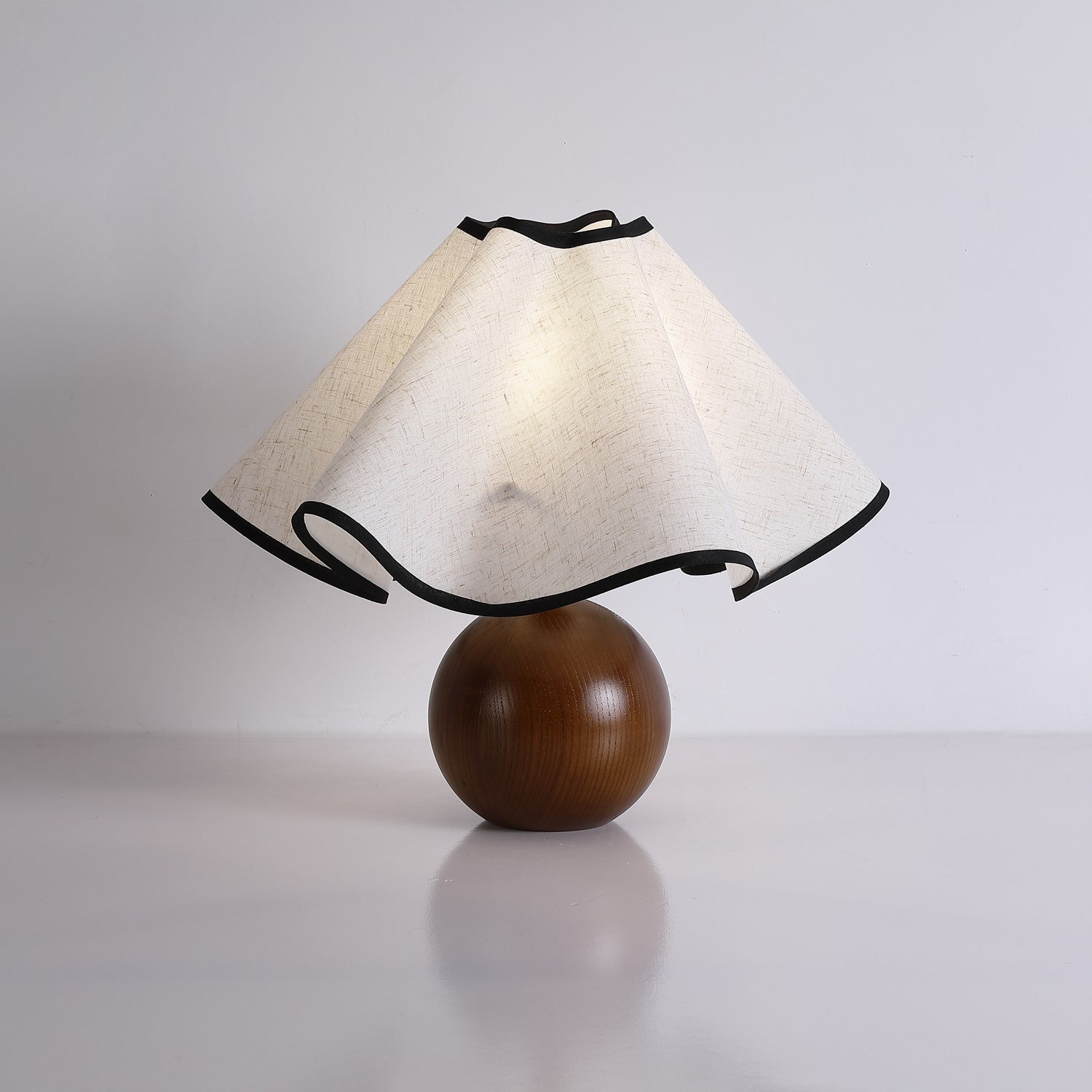 Kalion Wood Fabric Table Lamp