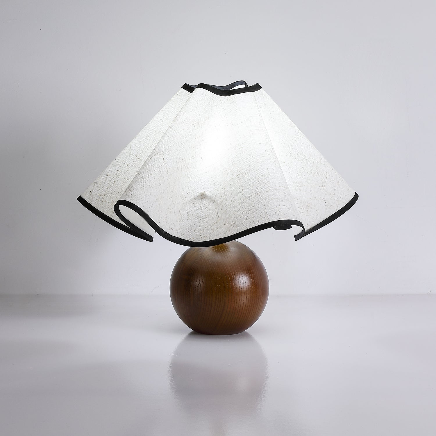 Kalion Wood Fabric Table Lamp