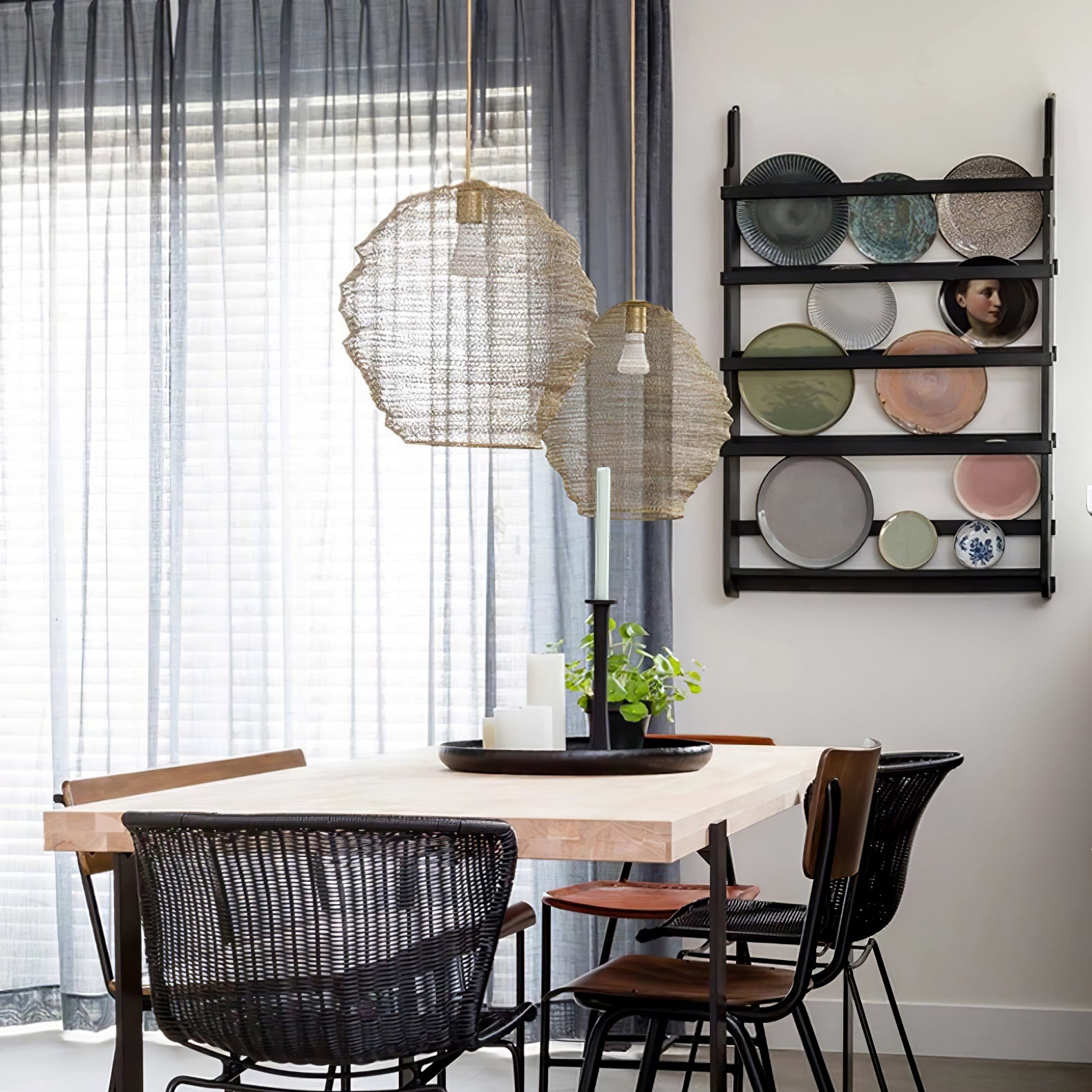 Vae Industrial Wire Pendant Lamps