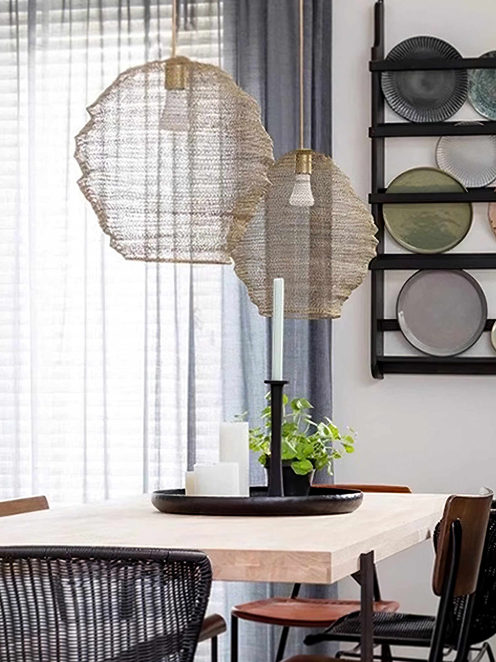 Vae Industrial Wire Pendant Lamps
