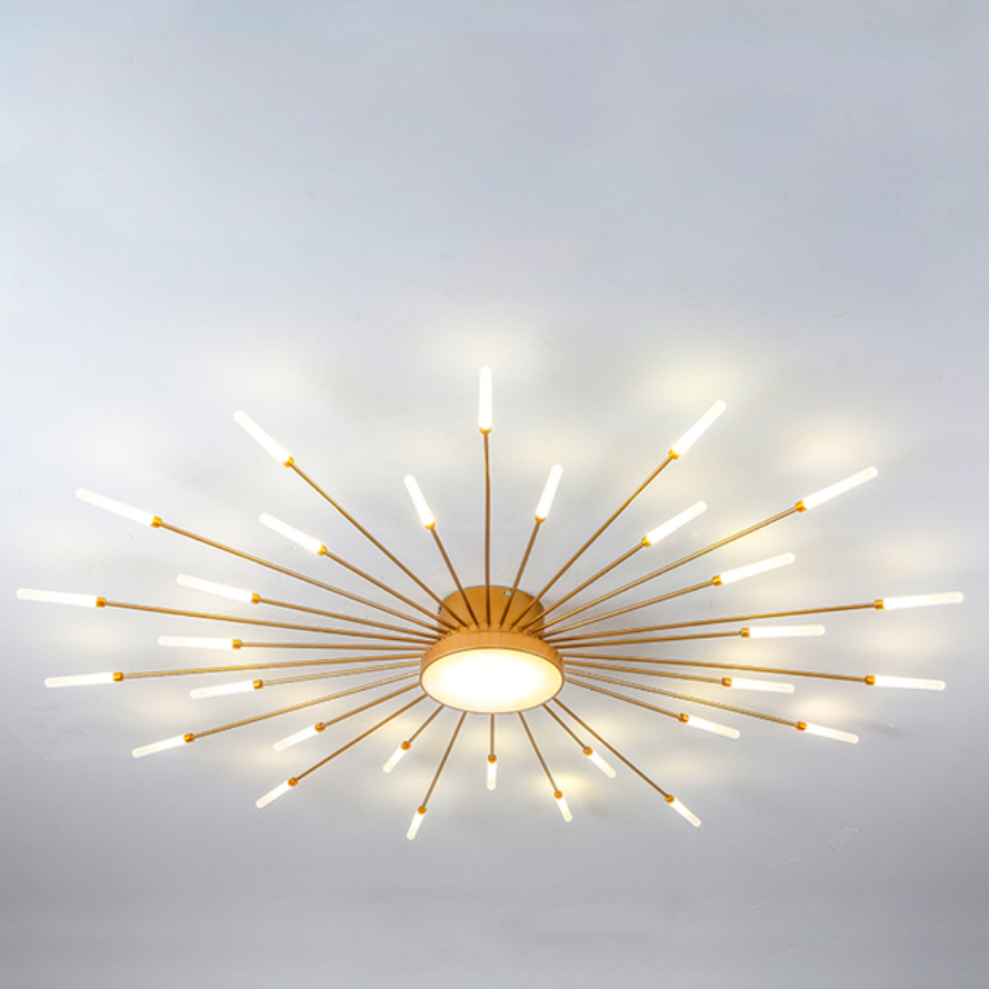 Arisha Modern Home Decoration Fireworks LED Ceiling Light