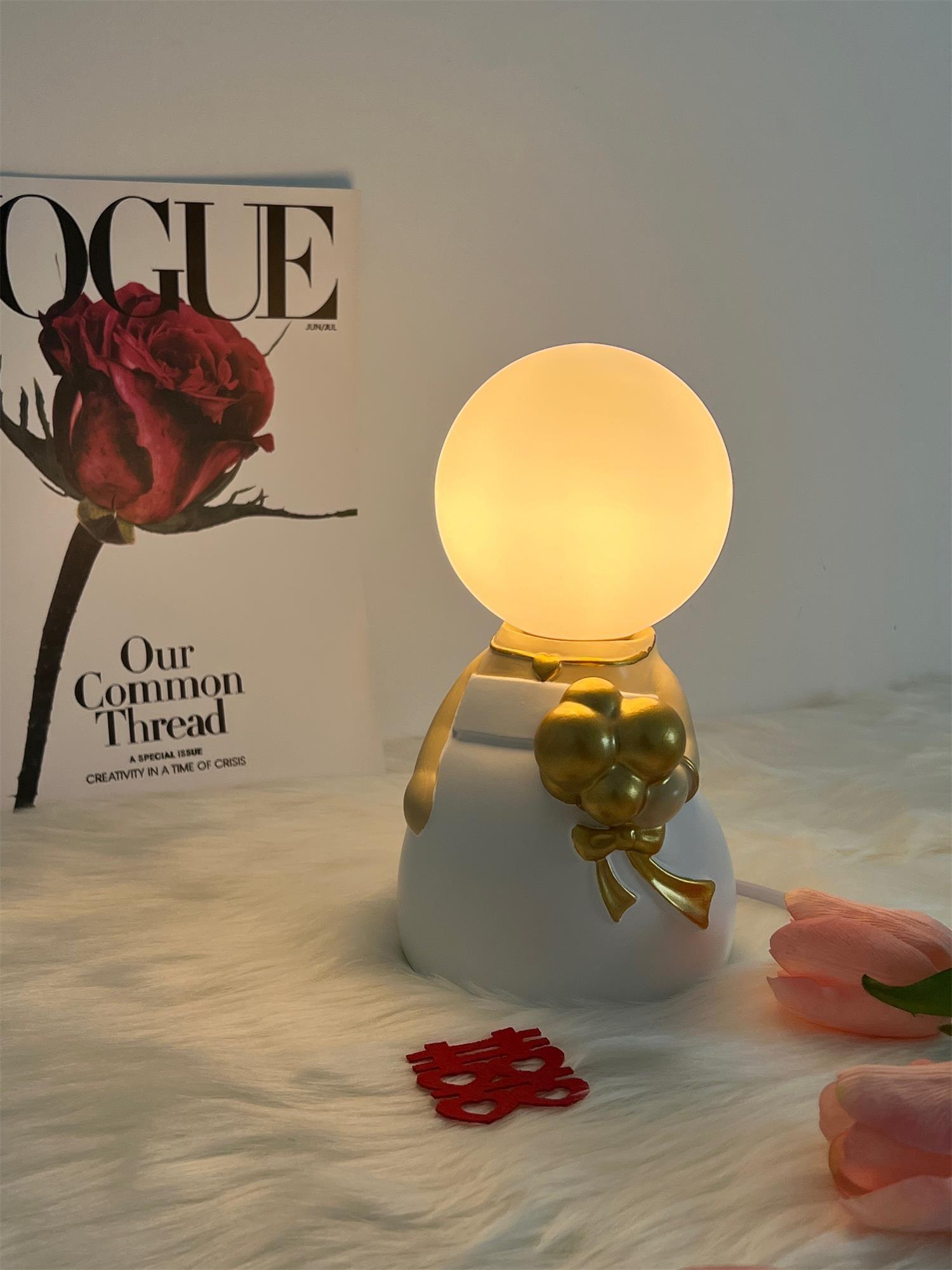 Eternal Ceramic & White Table Lamp