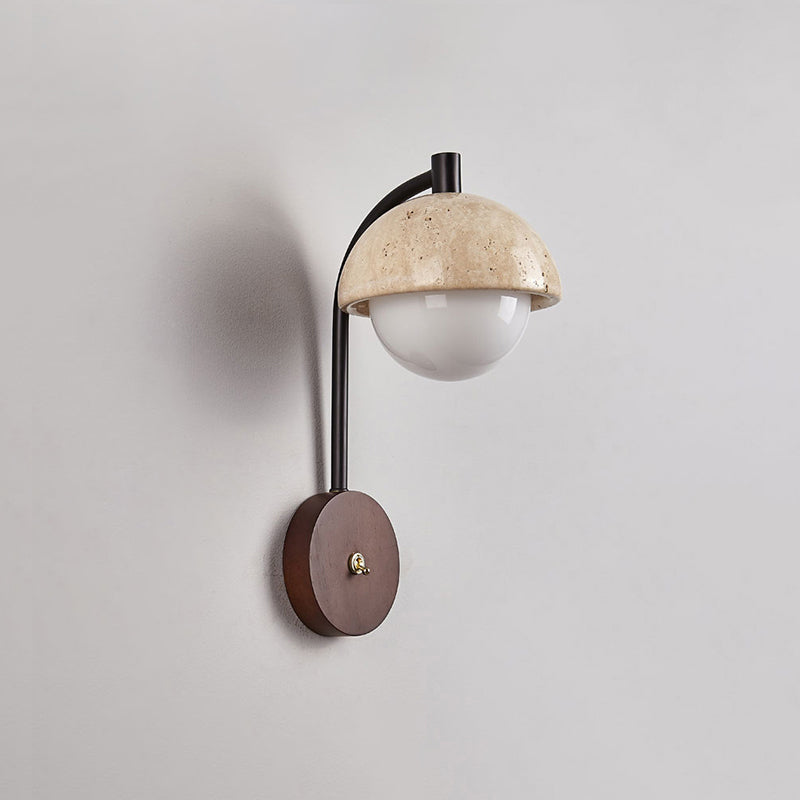 Valelaine Travertine Wall Lamp