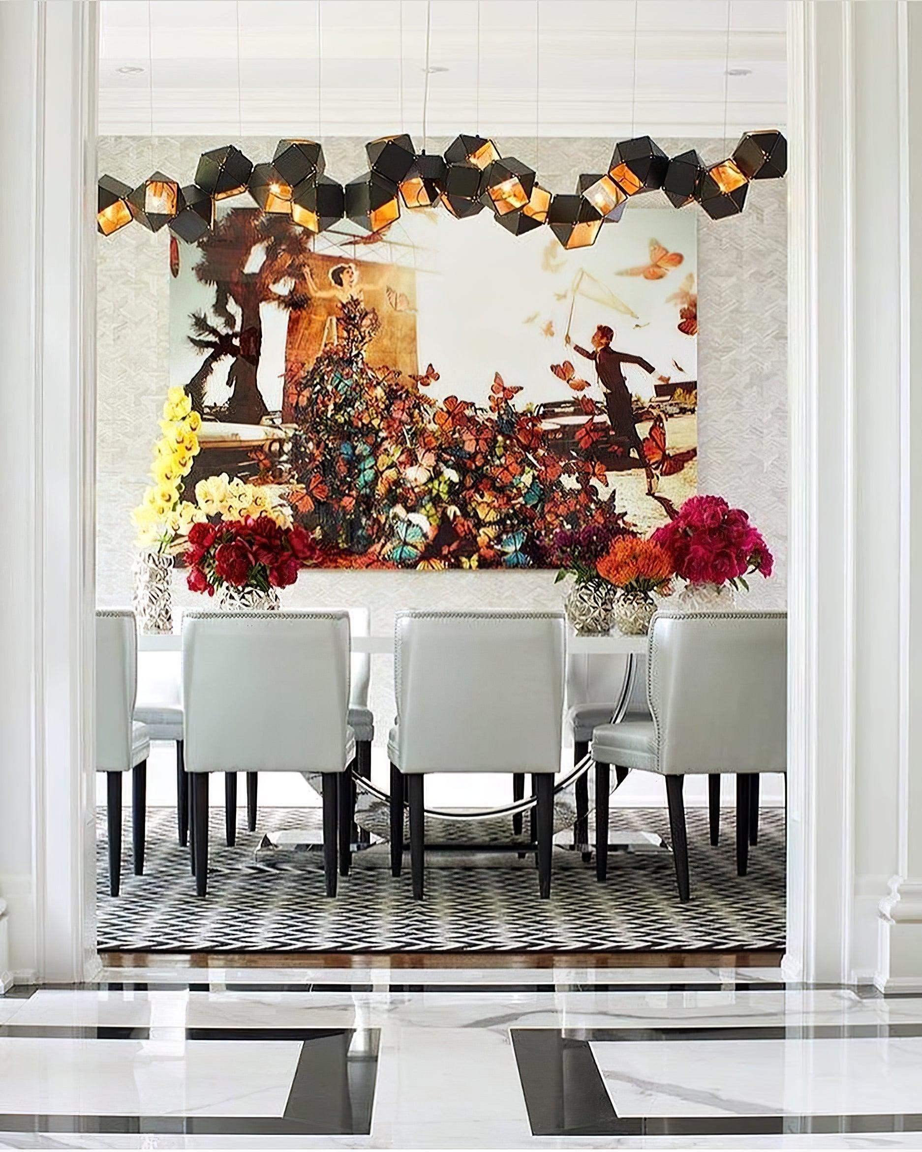Civ Chandelier Geometric Modern