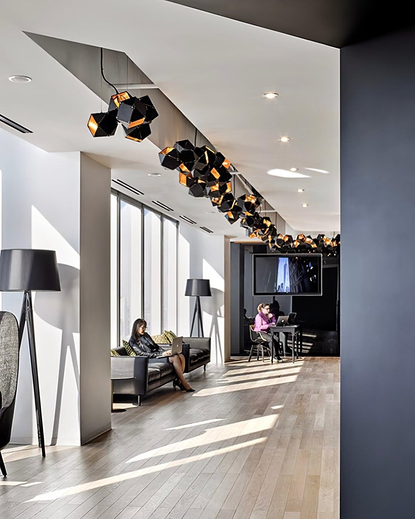 Civ Chandelier Geometric Modern