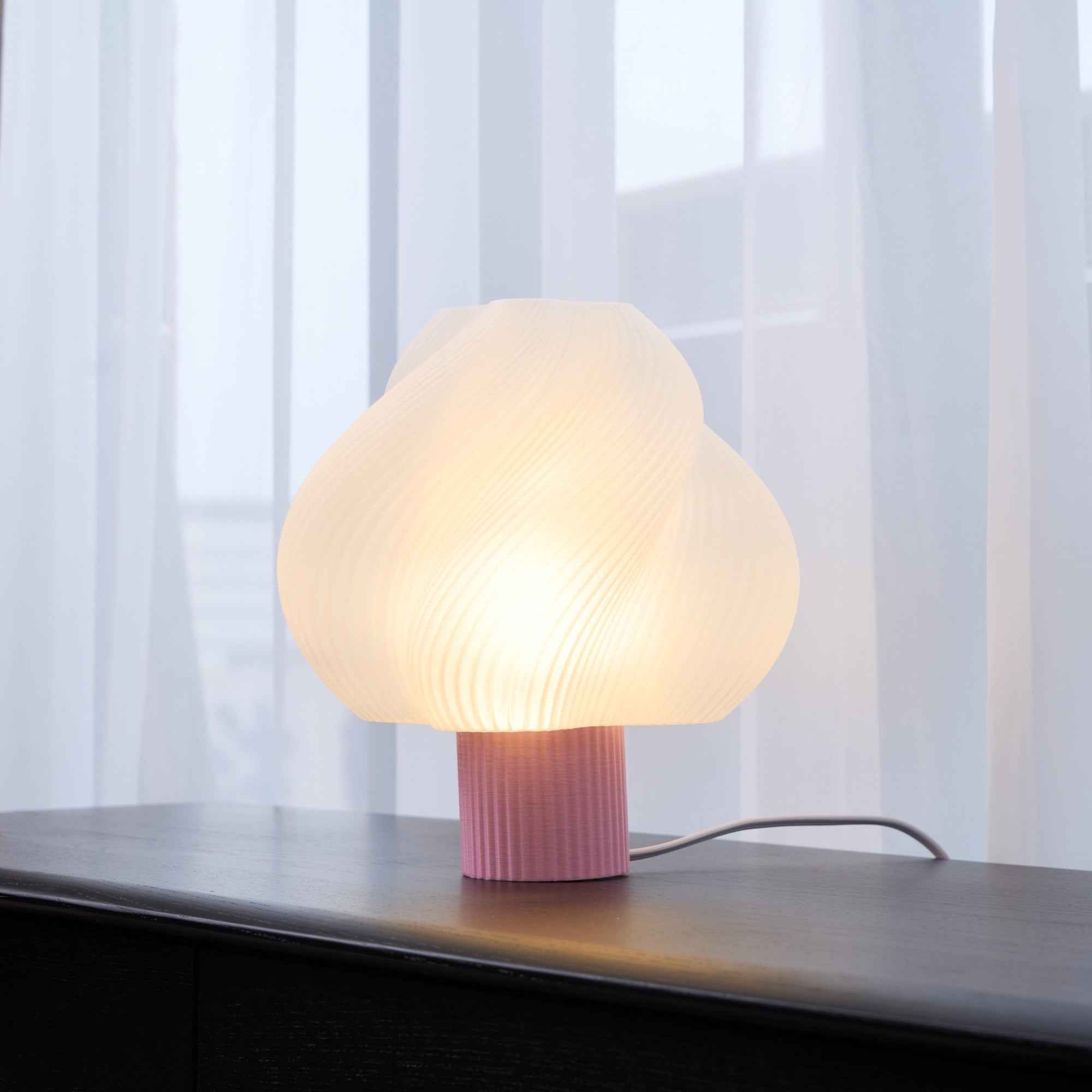 Buffy Modern Plastic Table Lamp