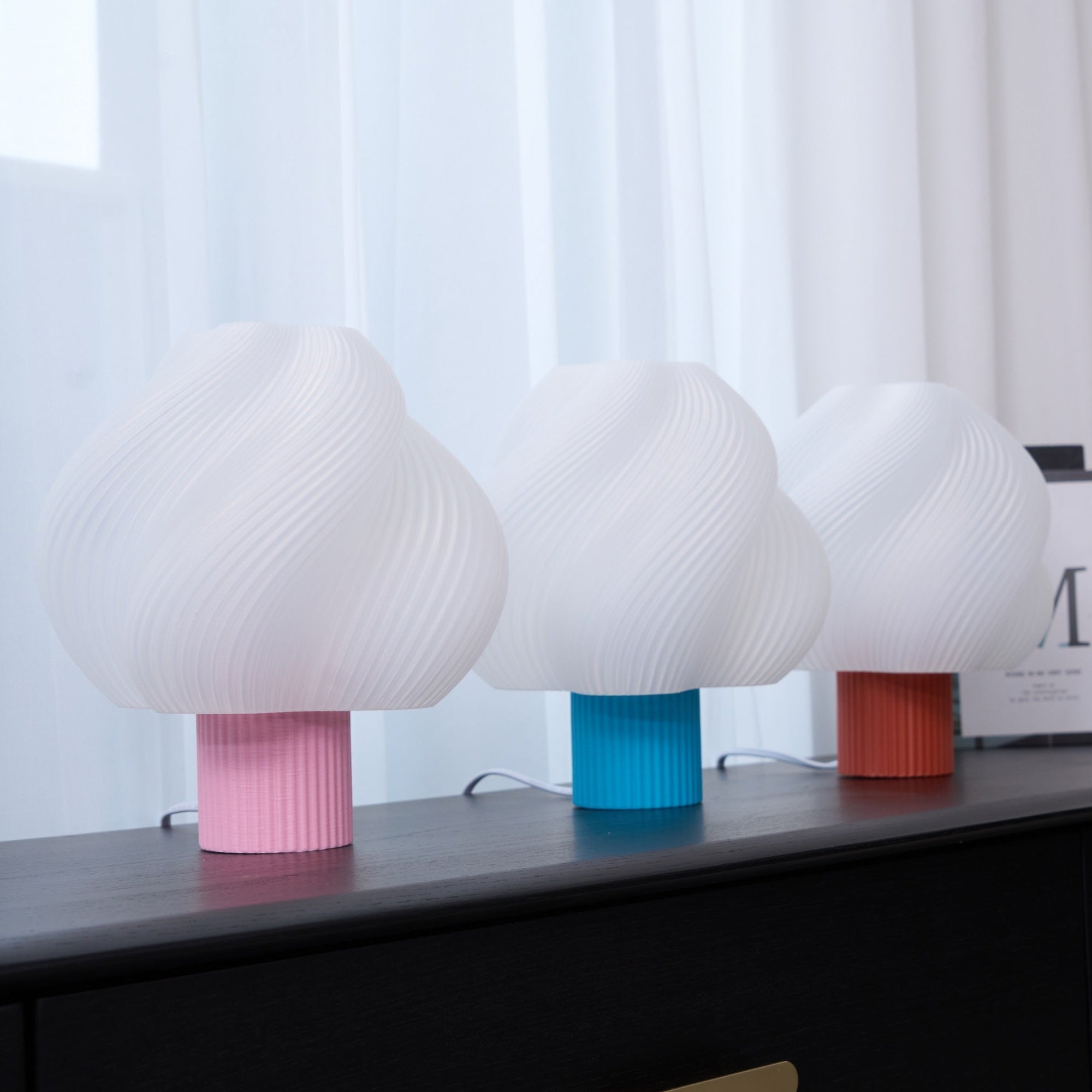 Buffy Modern Plastic Table Lamp