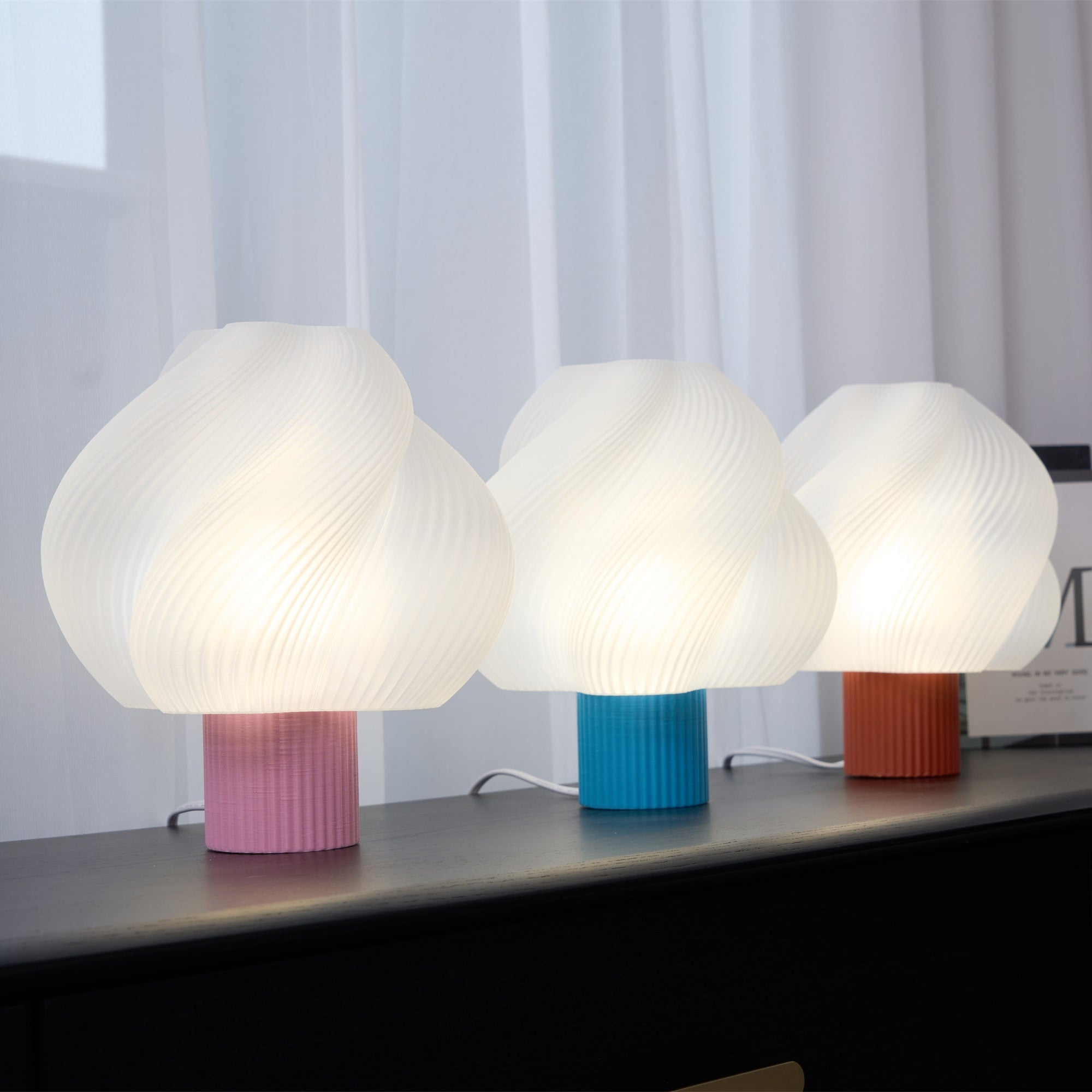 Buffy Modern Plastic Table Lamp