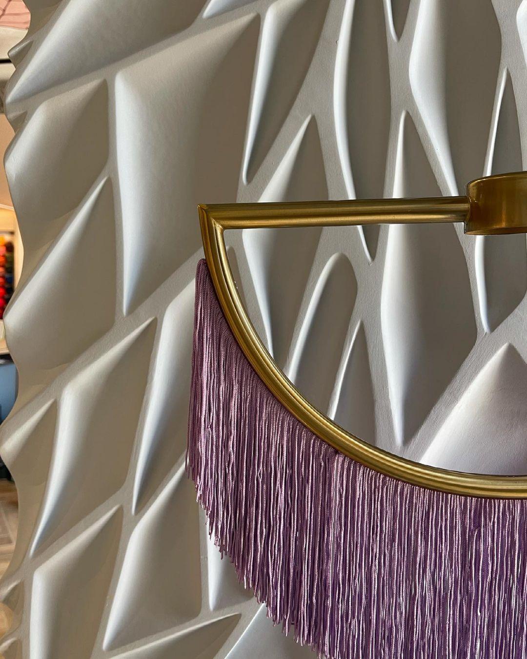 Sirove Pendant Lamp Fabric Fringe Globe Retro Bohemian