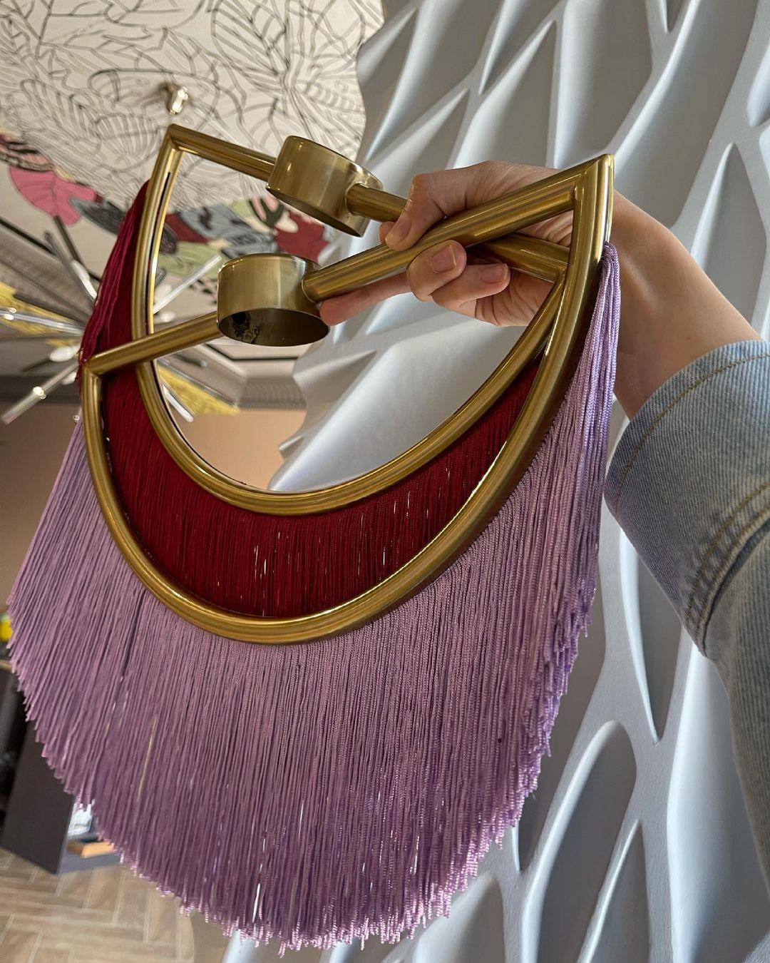 Sirove Pendant Lamp Fabric Fringe Globe Retro Bohemian