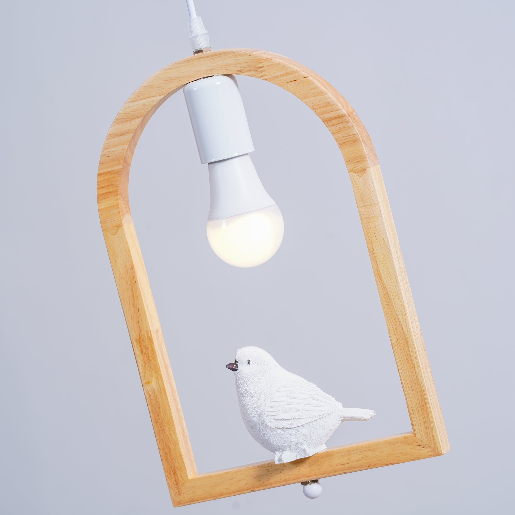 Ceda Wood Resin Pendant Light