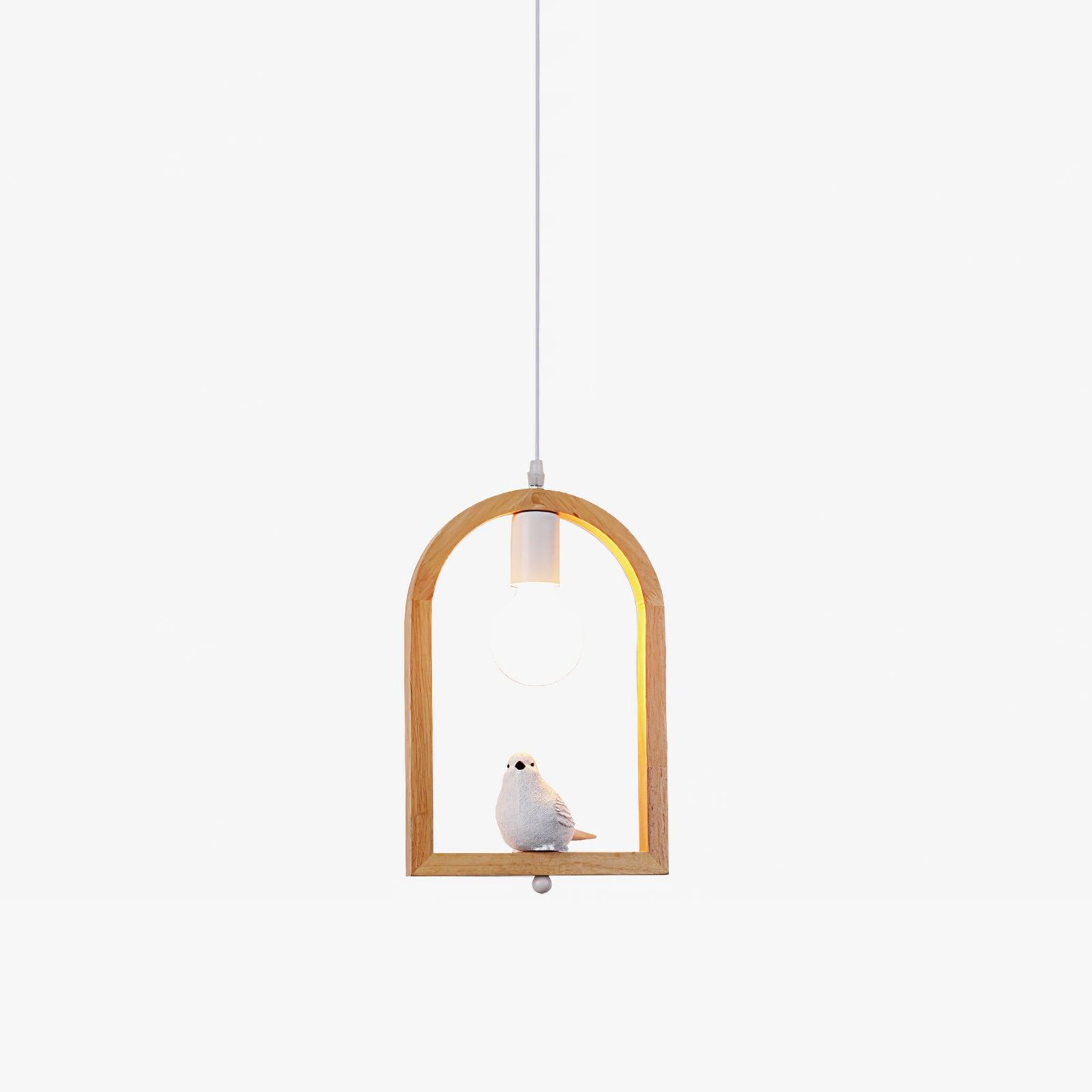Ceda Wood Resin Pendant Light