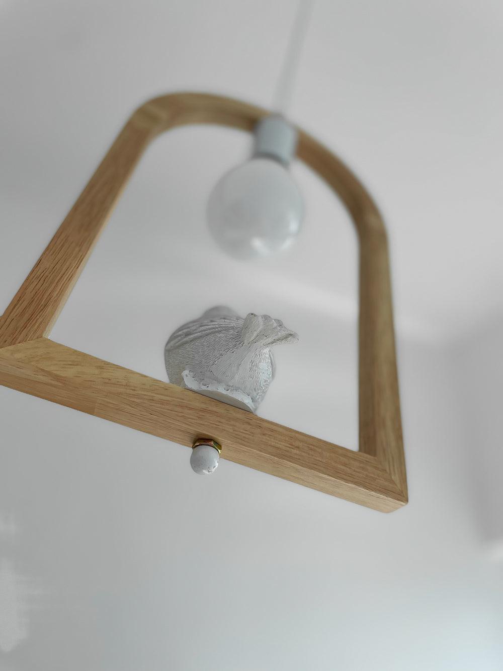 Ceda Wood Resin Pendant Light
