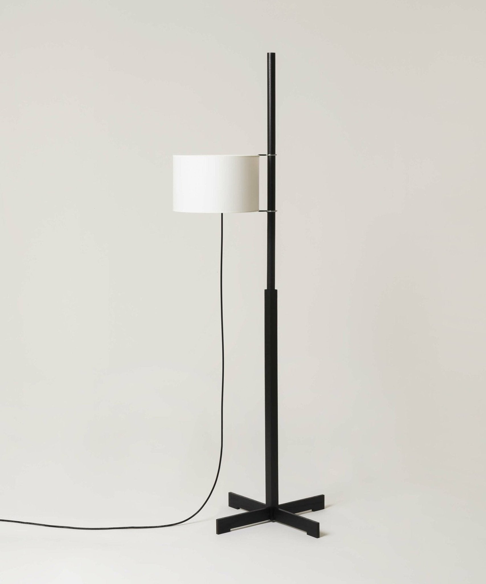 Jex Wood Fabric Floor Lamp