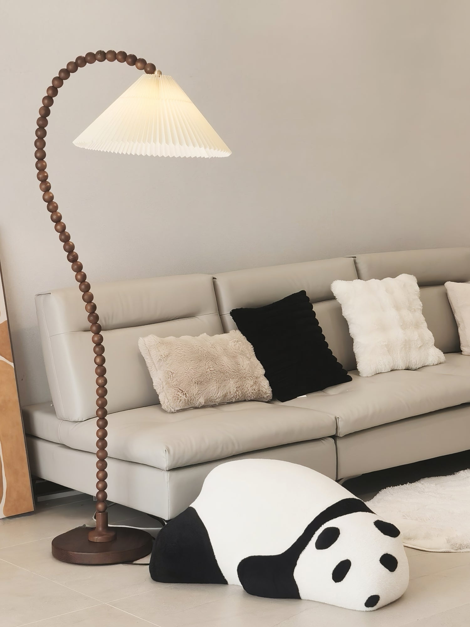 Nadia Modern Wood Floor Lamp