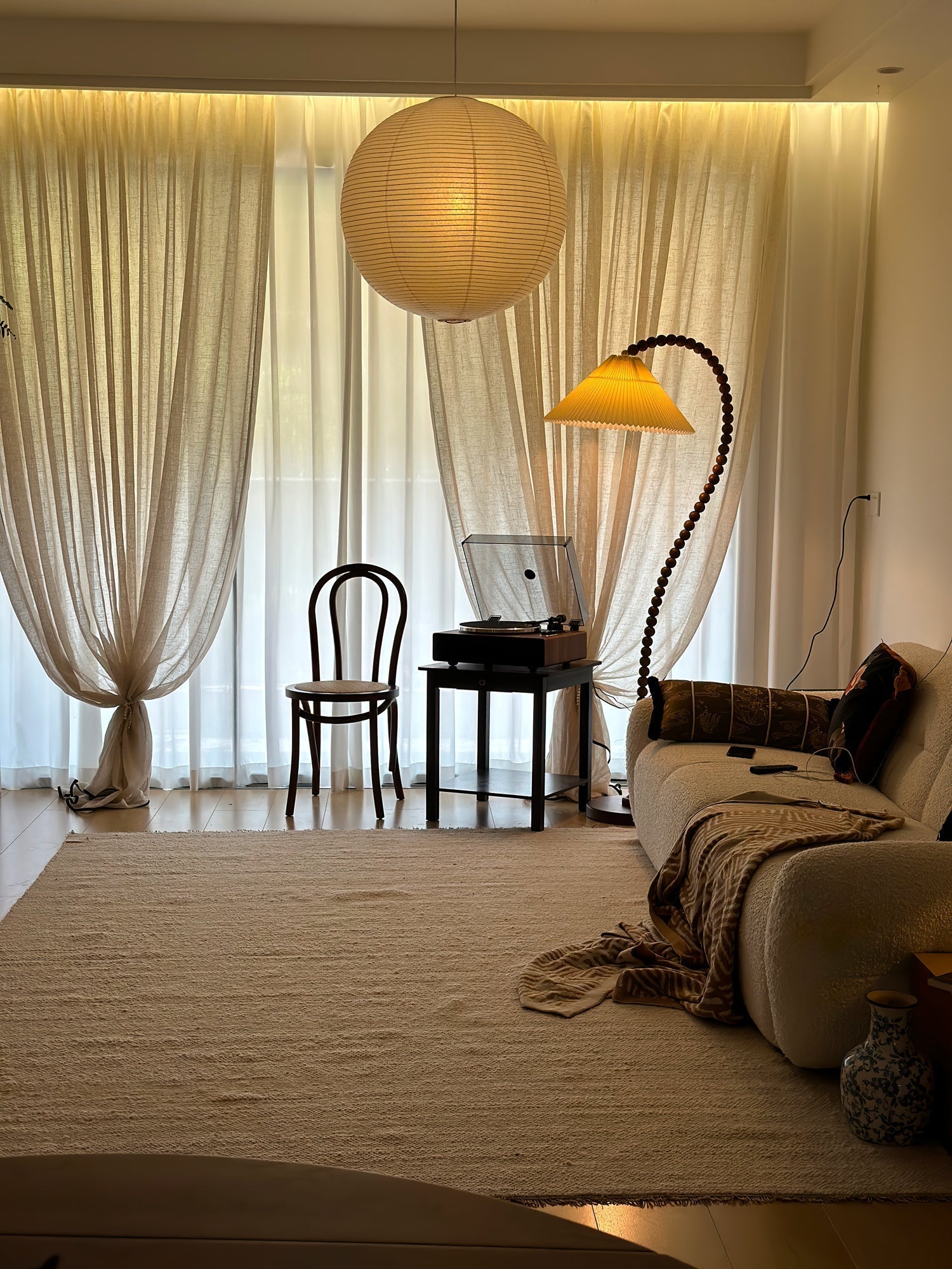 Nadia Modern Wood Floor Lamp