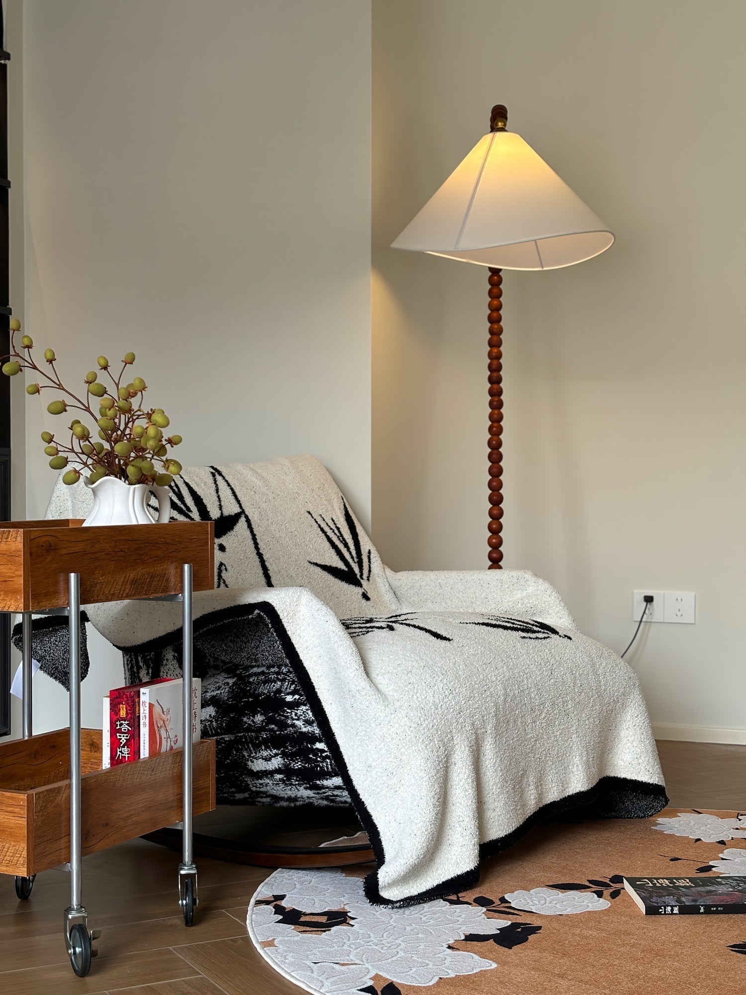 Nadia Modern Wood Floor Lamp