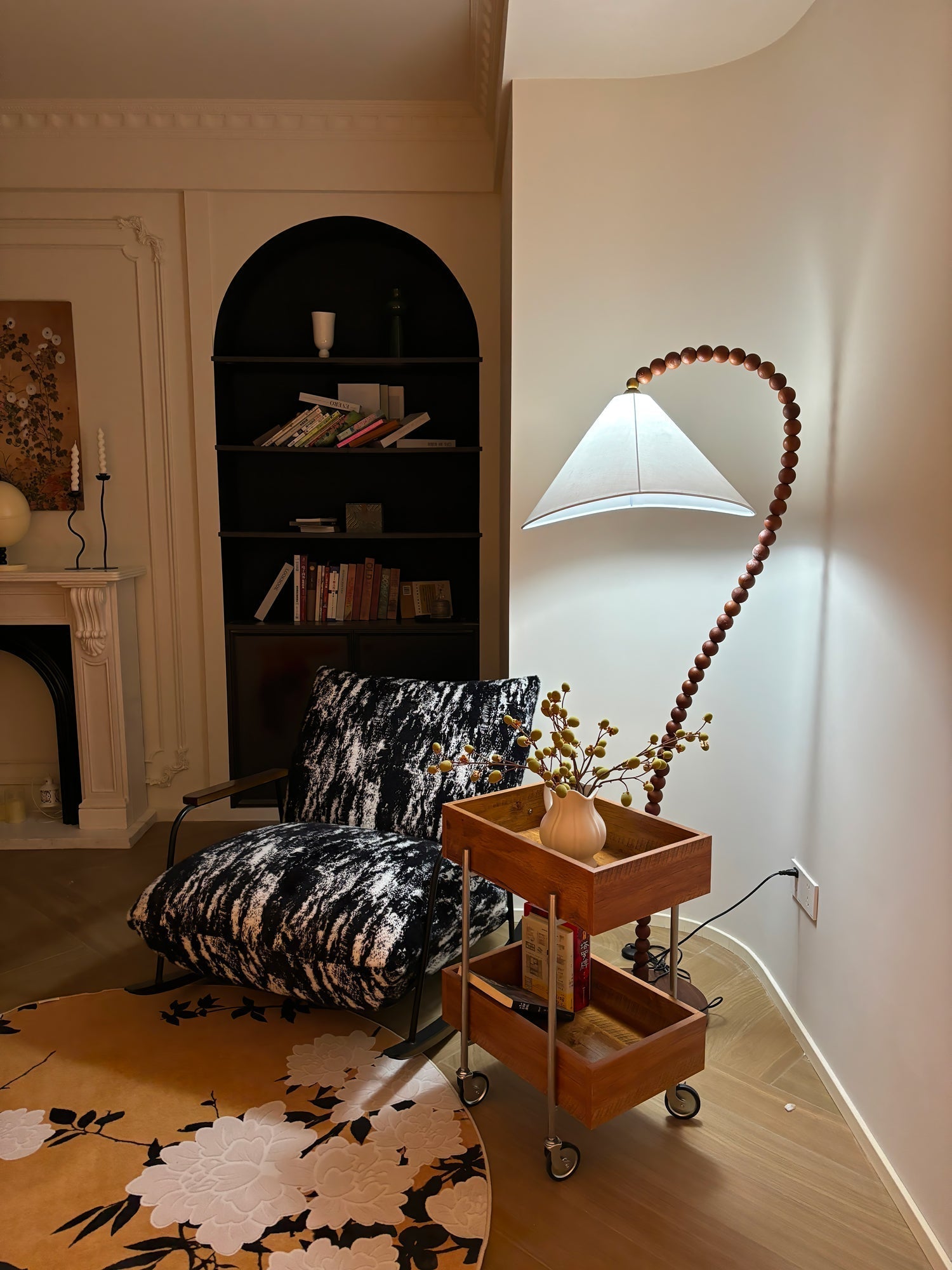 Nadia Modern Wood Floor Lamp