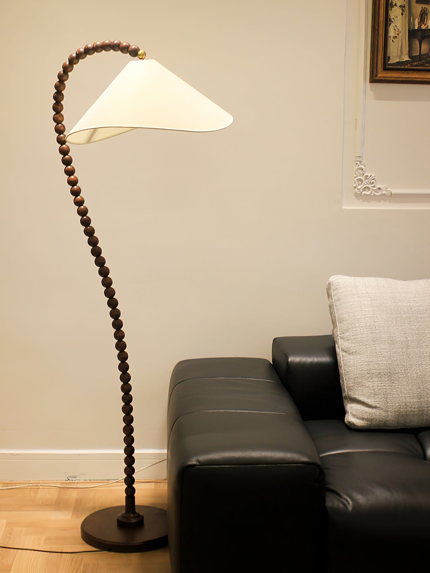 Nadia Modern Wood Floor Lamp