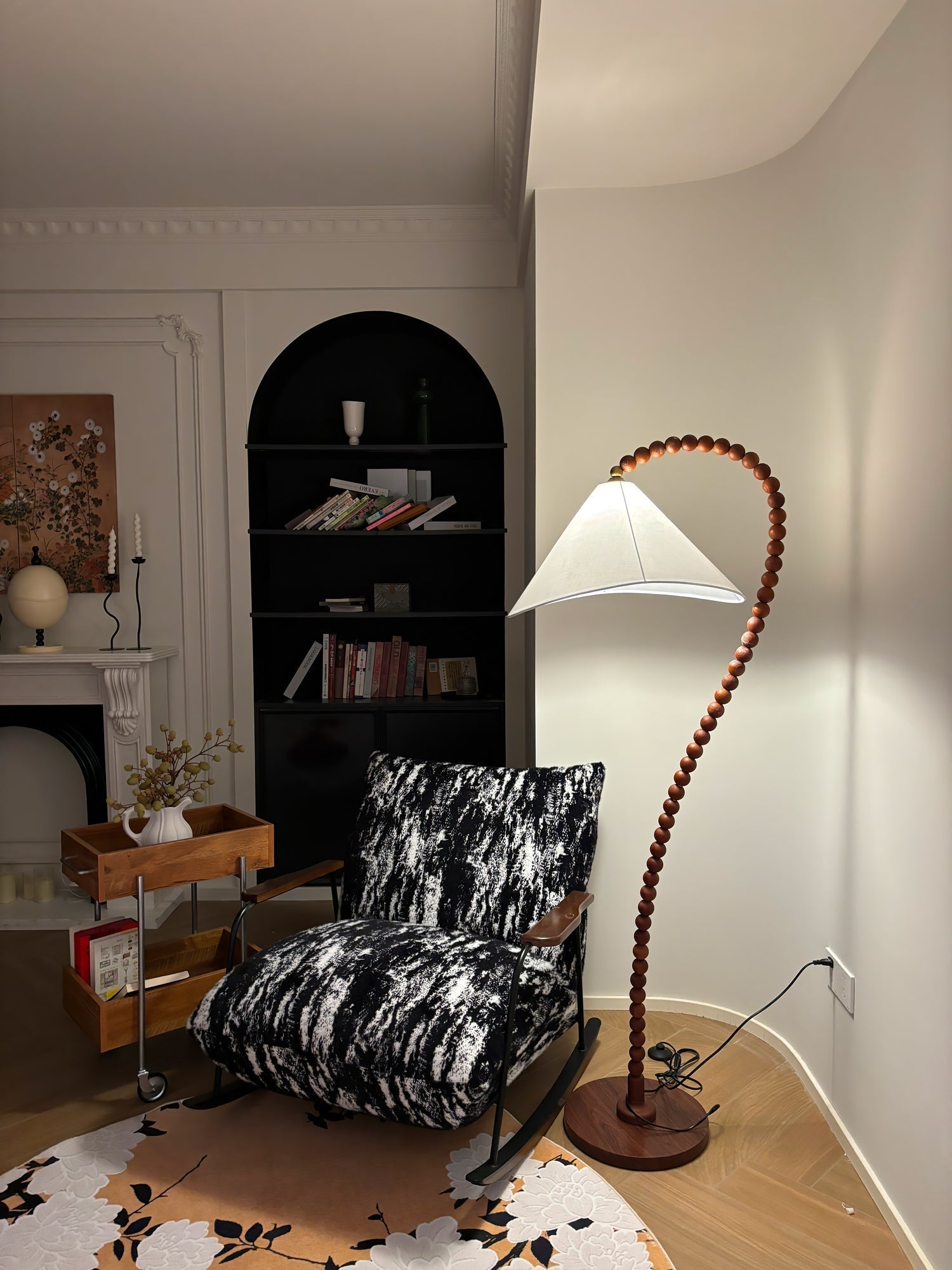 Nadia Modern Wood Floor Lamp