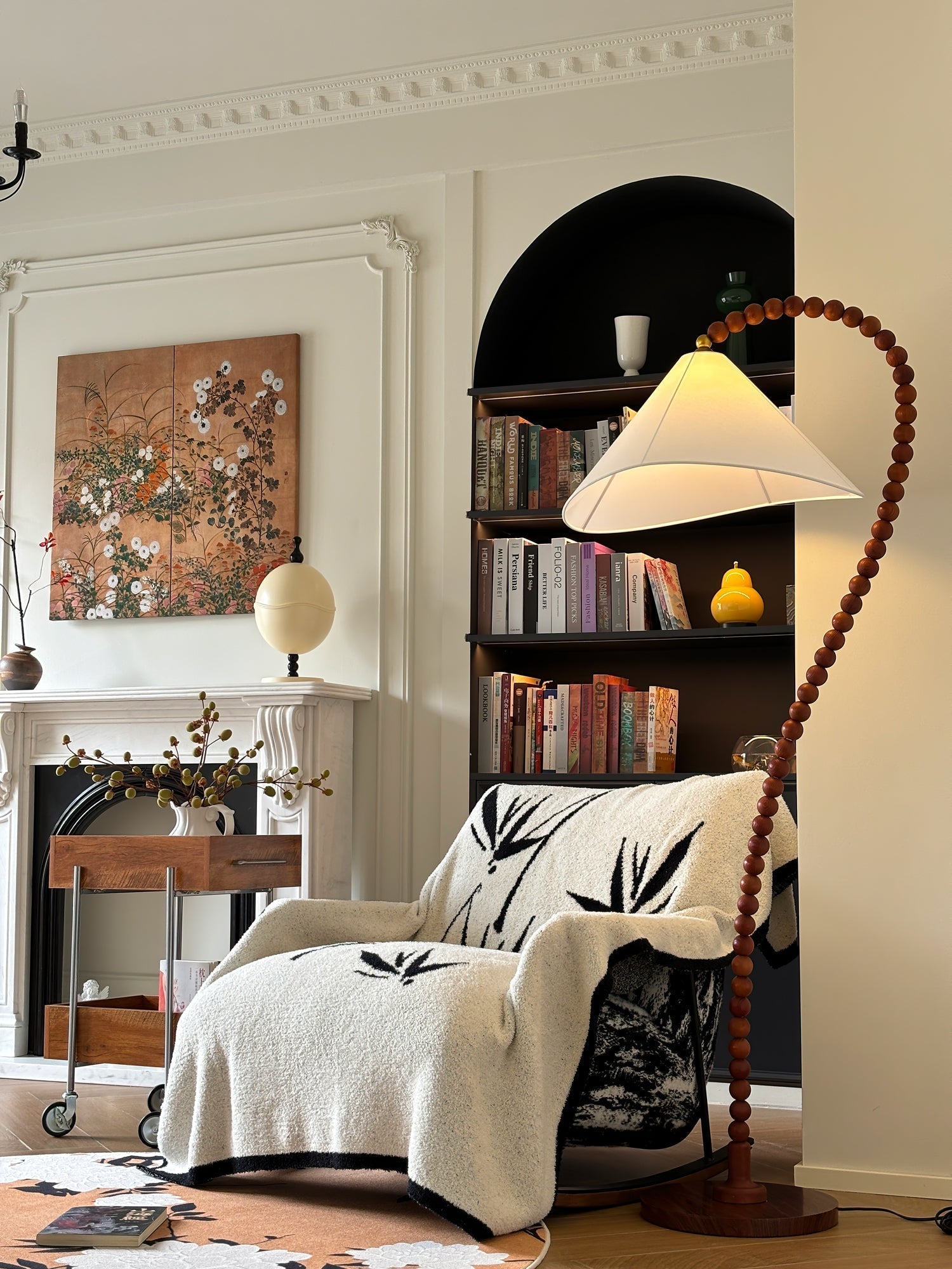 Nadia Modern Wood Floor Lamp