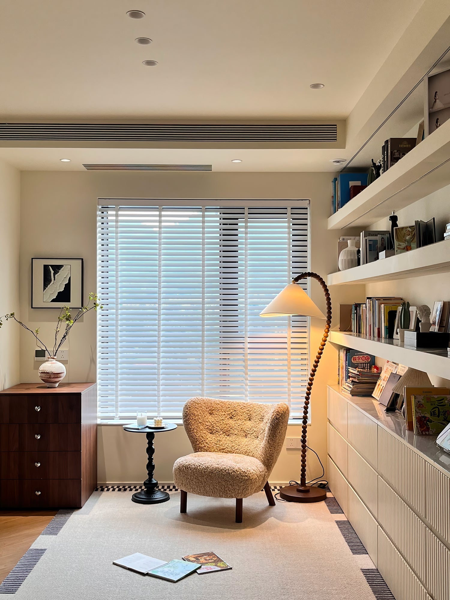 Nadia Modern Wood Floor Lamp