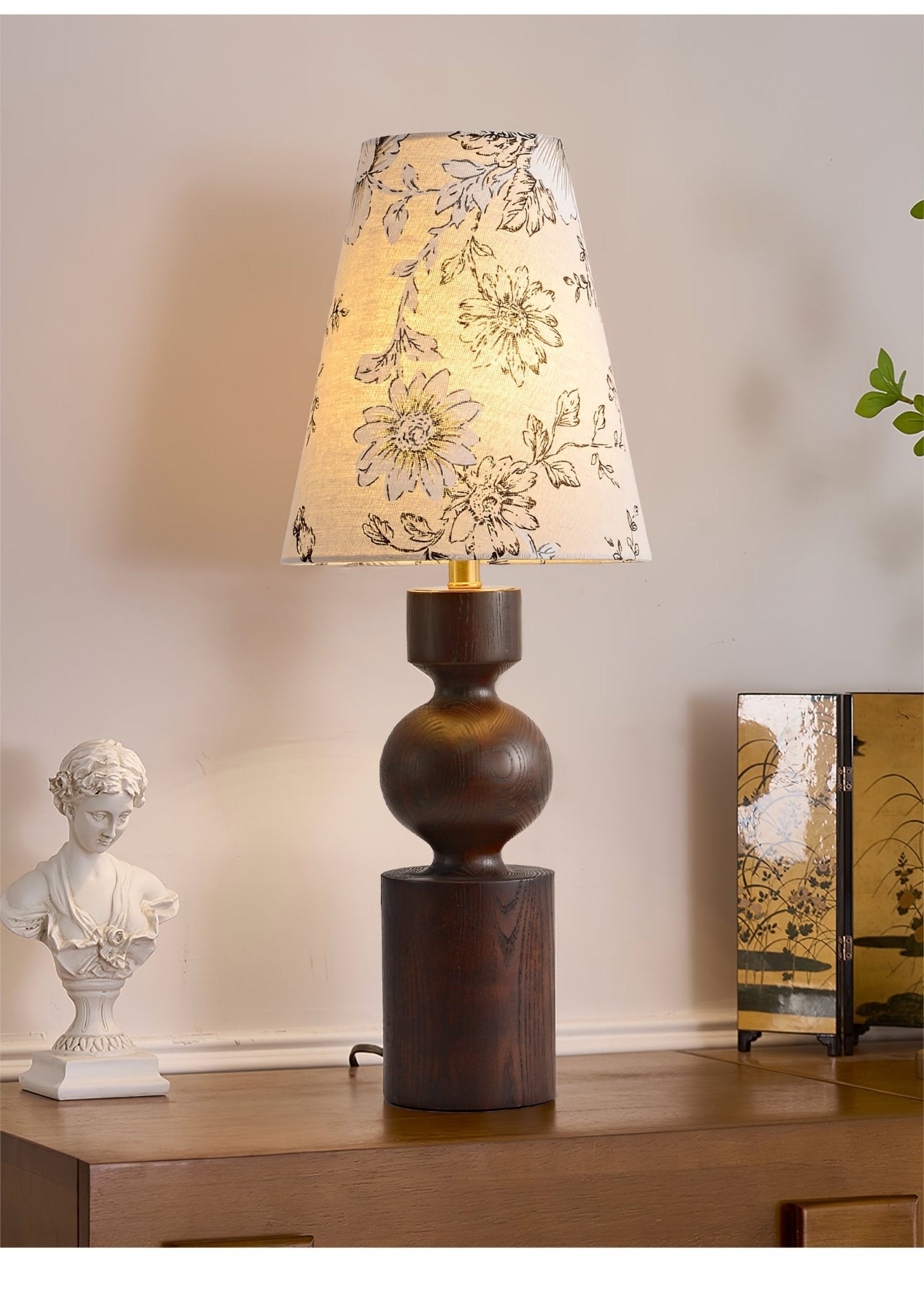 Thorne Vintage WoodnTable Lamp