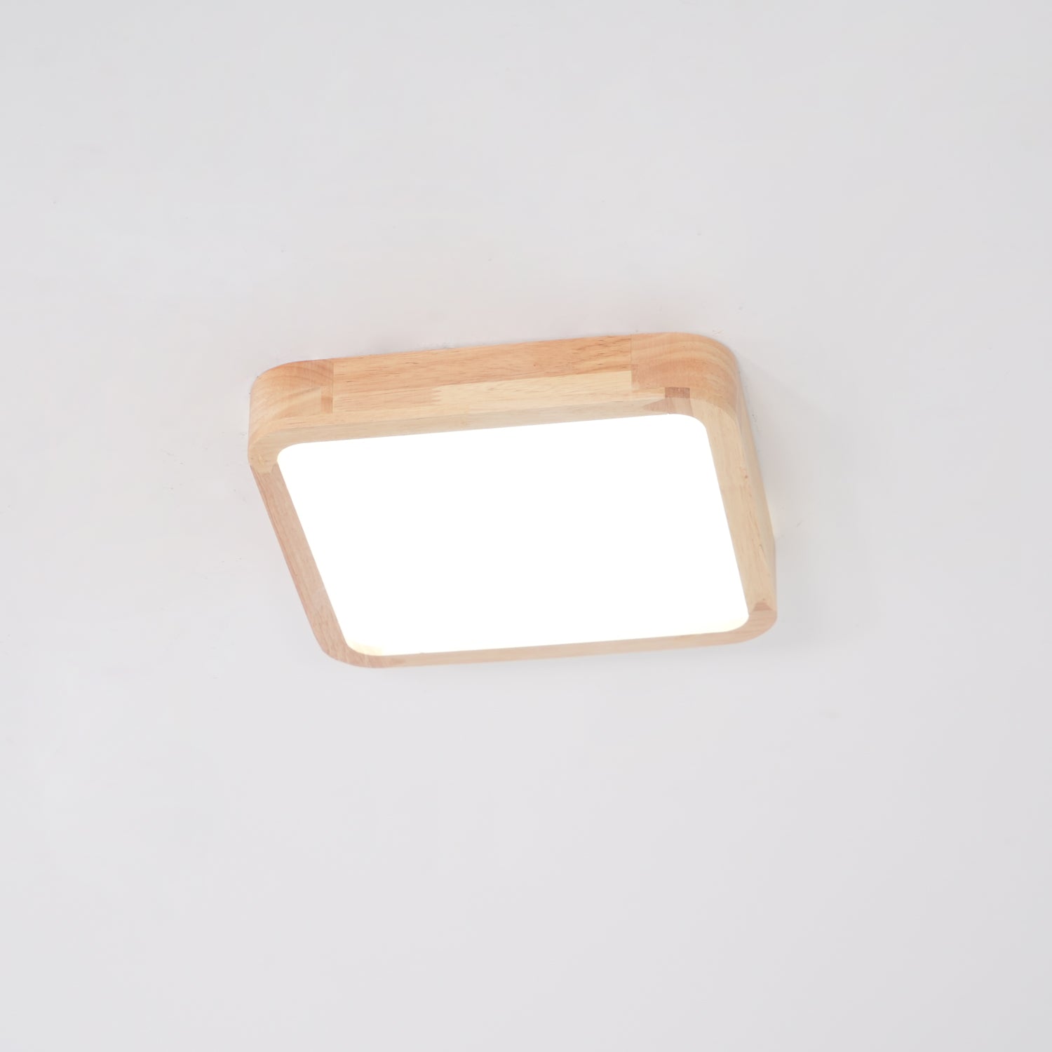 Aldalaya Ceiling Light Wooden Geometric LED