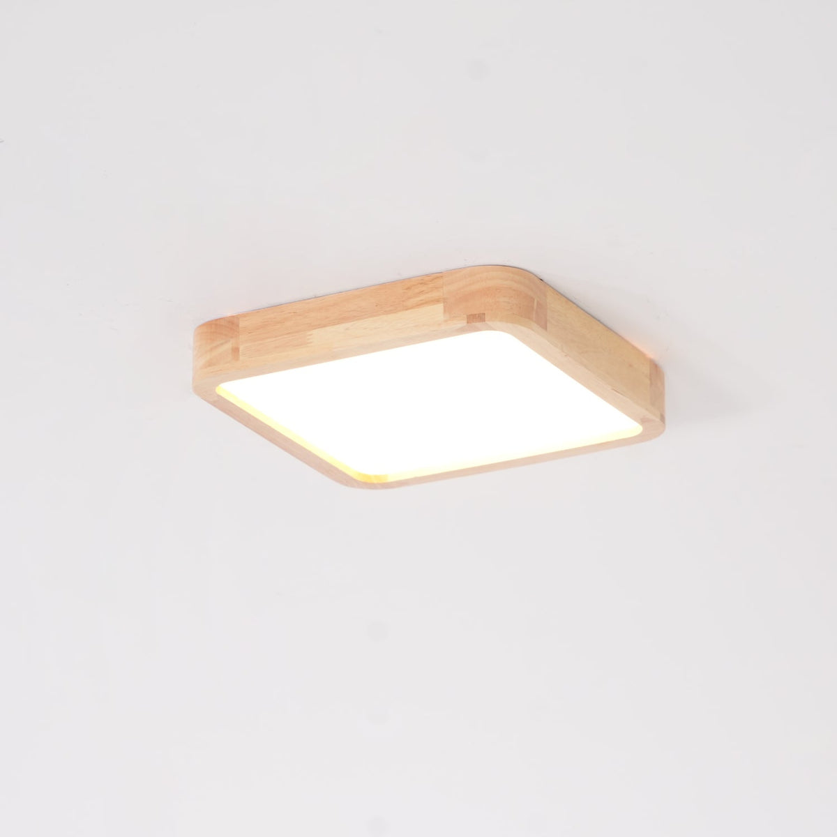 Edenford Wooden Geometric Flush Mount Ceiling Light