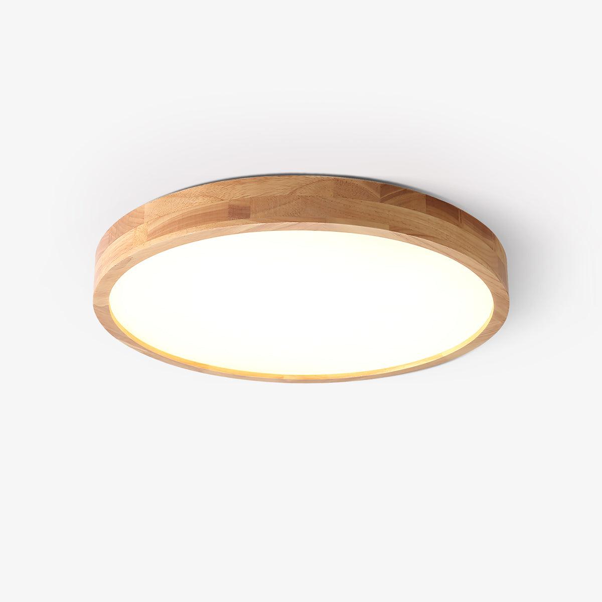 Aldalaya Ceiling Light Wooden Geometric LED