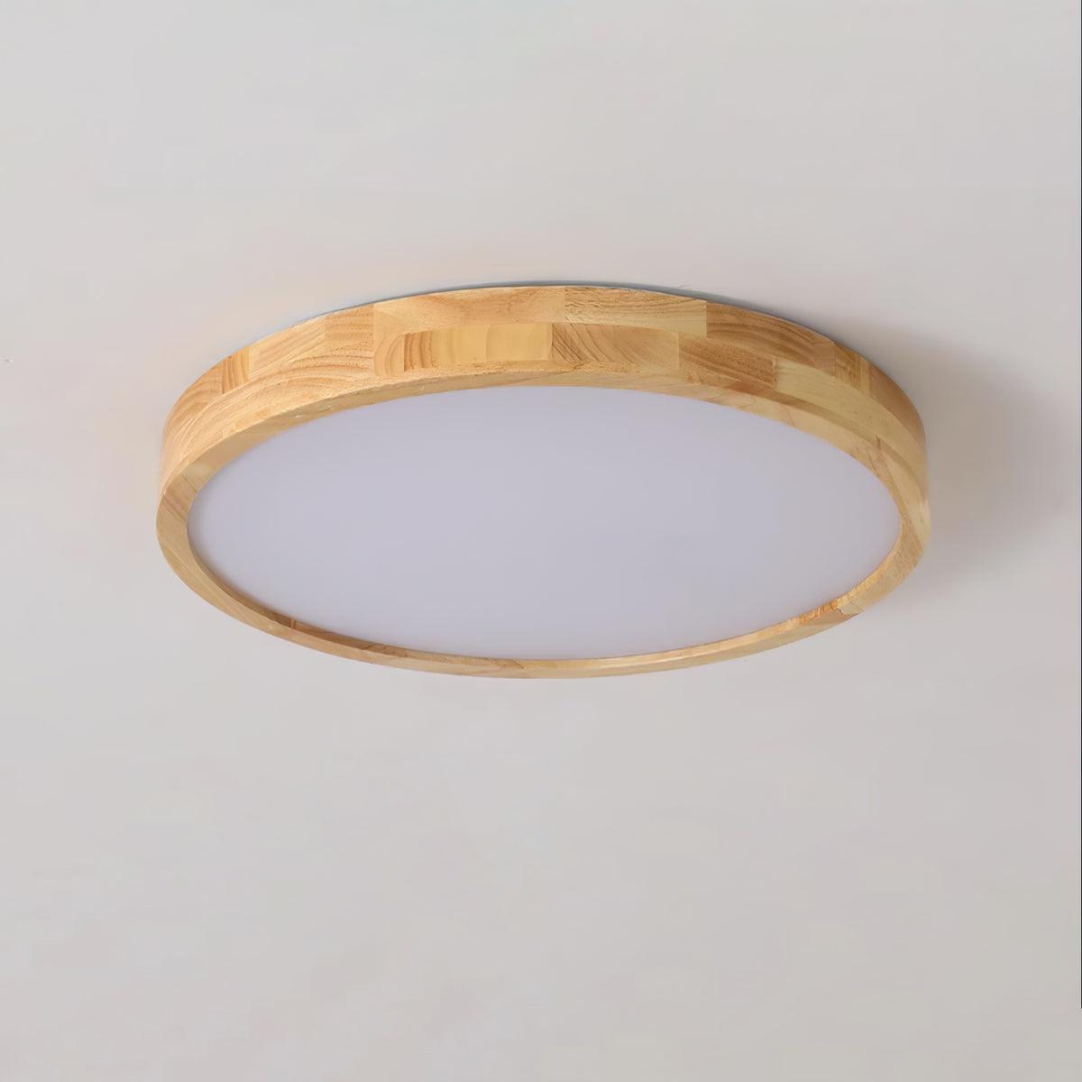 Aldalaya Ceiling Light Wooden Geometric LED