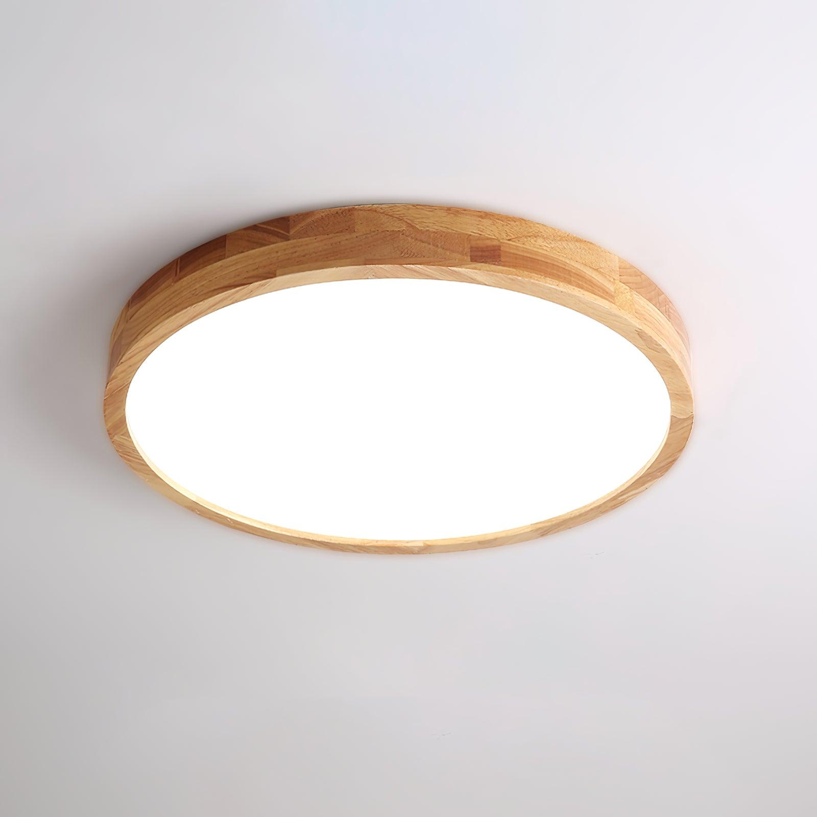 Aldalaya Ceiling Light Wooden Geometric LED