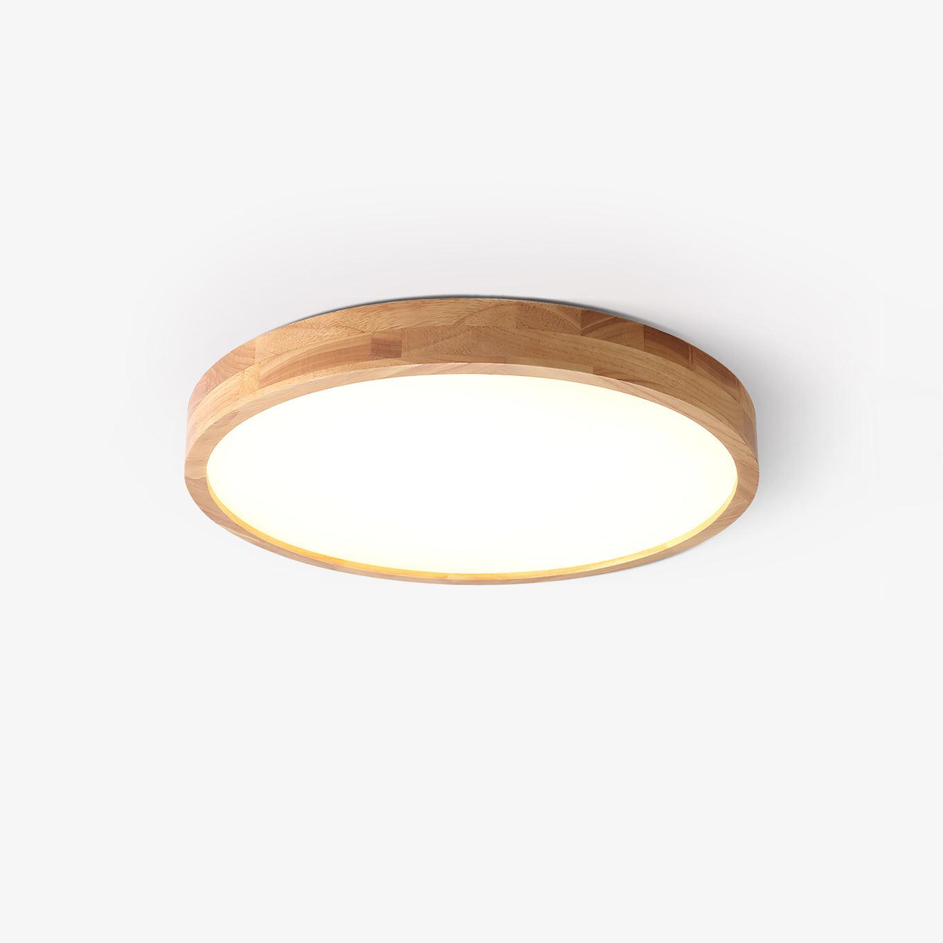 Aldalaya Ceiling Light Wooden Geometric LED