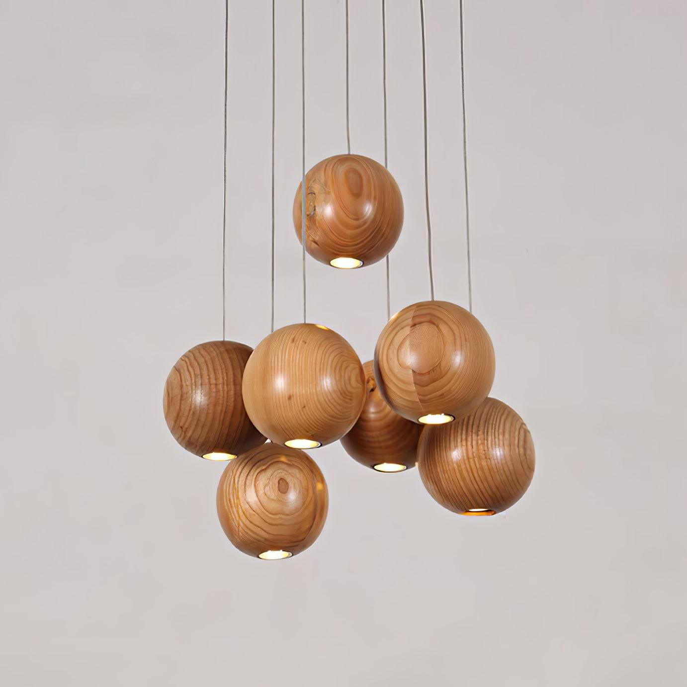 Orbwood Cluster Pendant Light