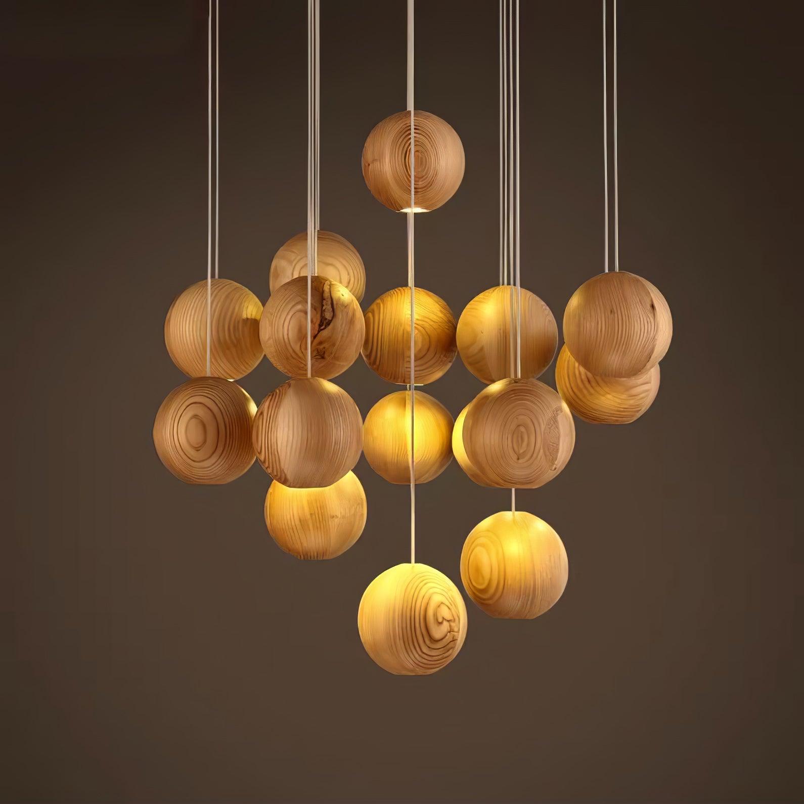 Orbwood Cluster Pendant Light