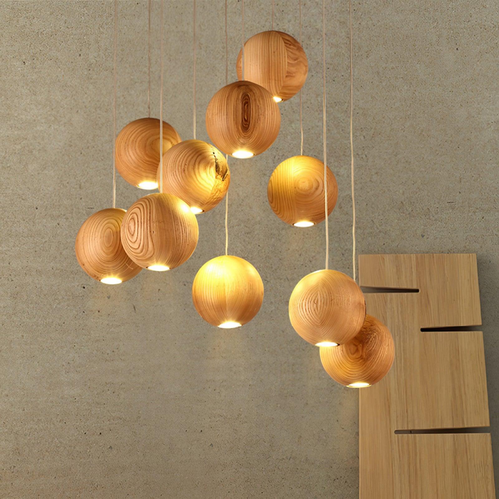 Orbwood Cluster Pendant Light