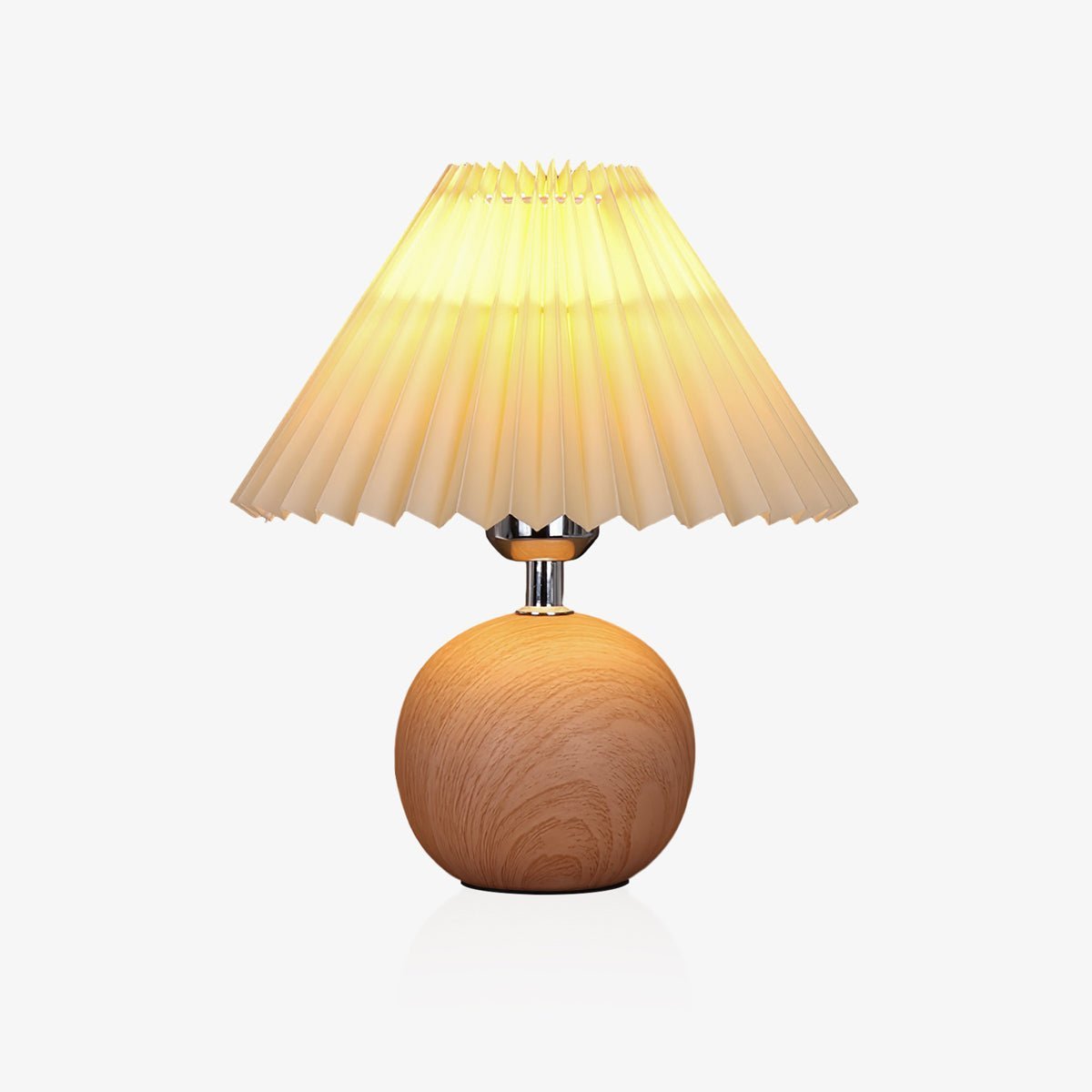 Zesilon Wooden Ball Table Lamp