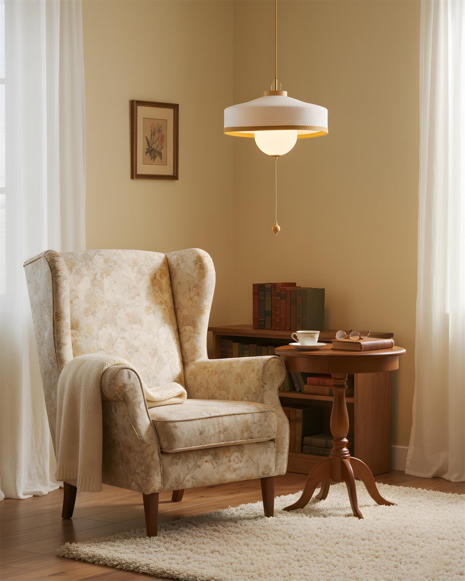 Avielle Drum Globe Pendant Lamp
