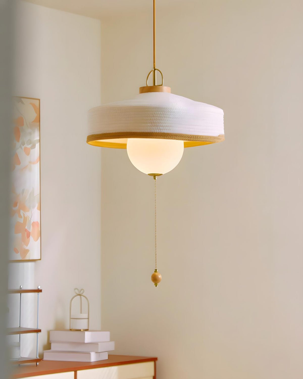 Avielle Drum Globe Pendant Lamp