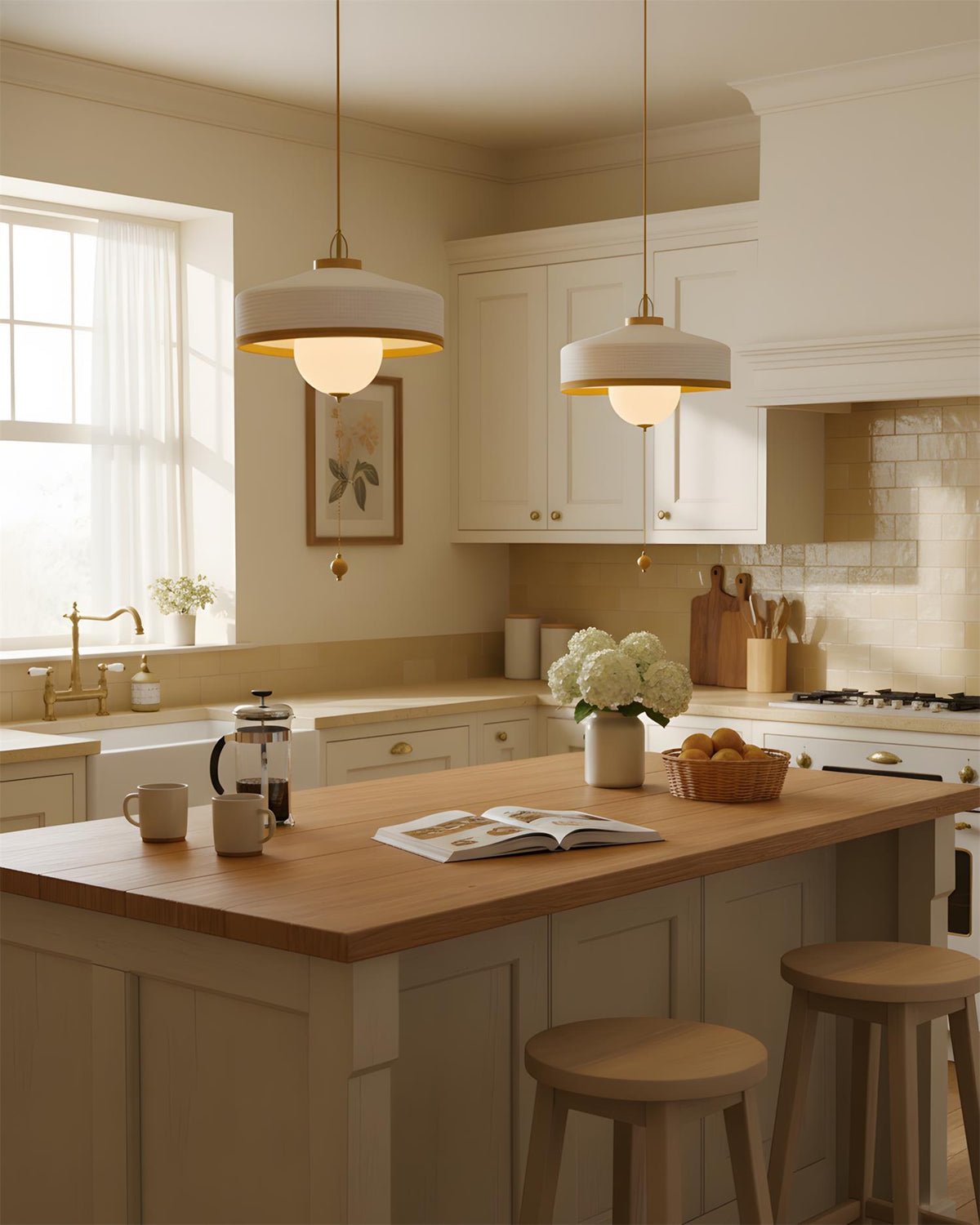 Avielle Drum Globe Pendant Lamp